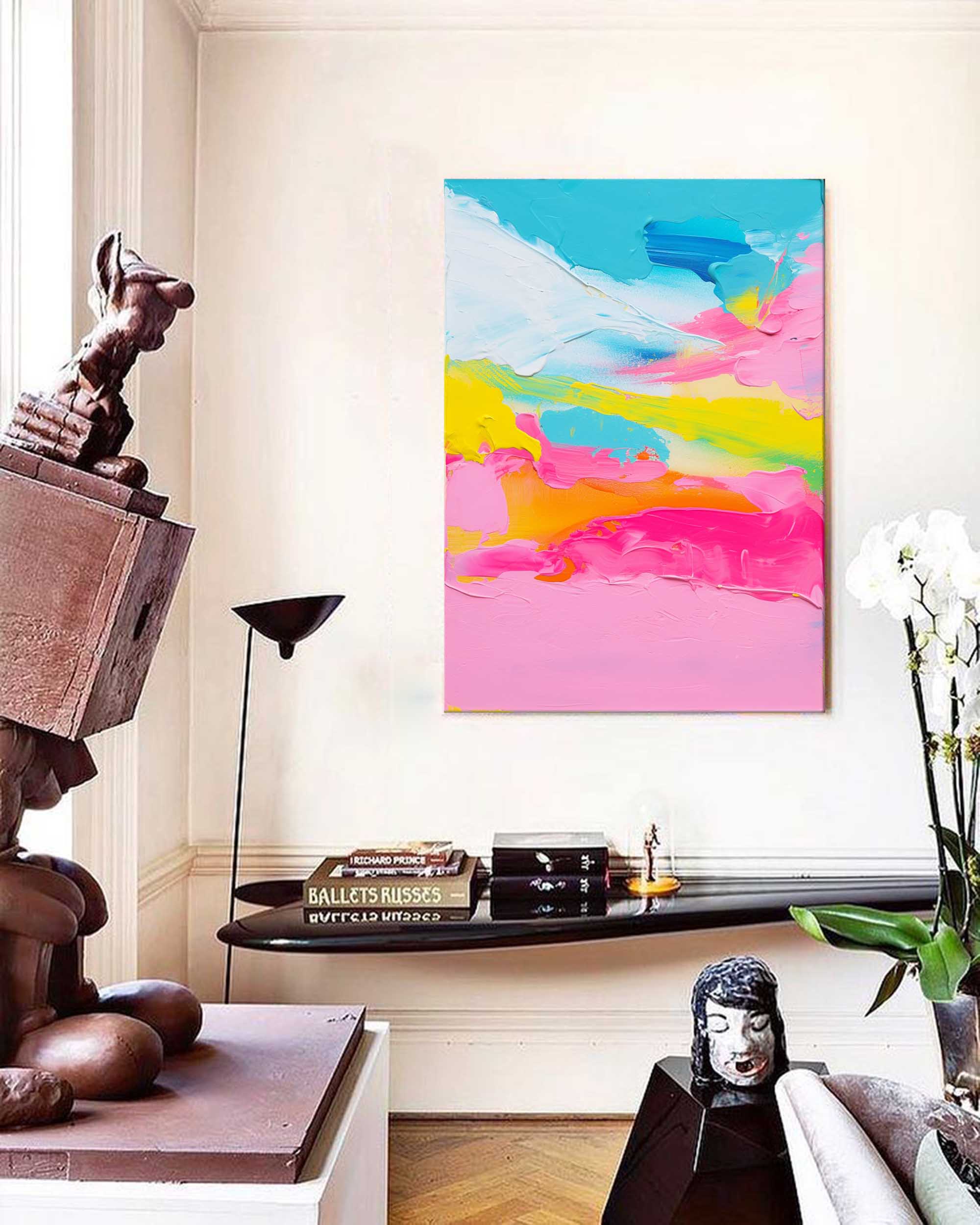 Wallart Bright Horizons Abstract Canvas