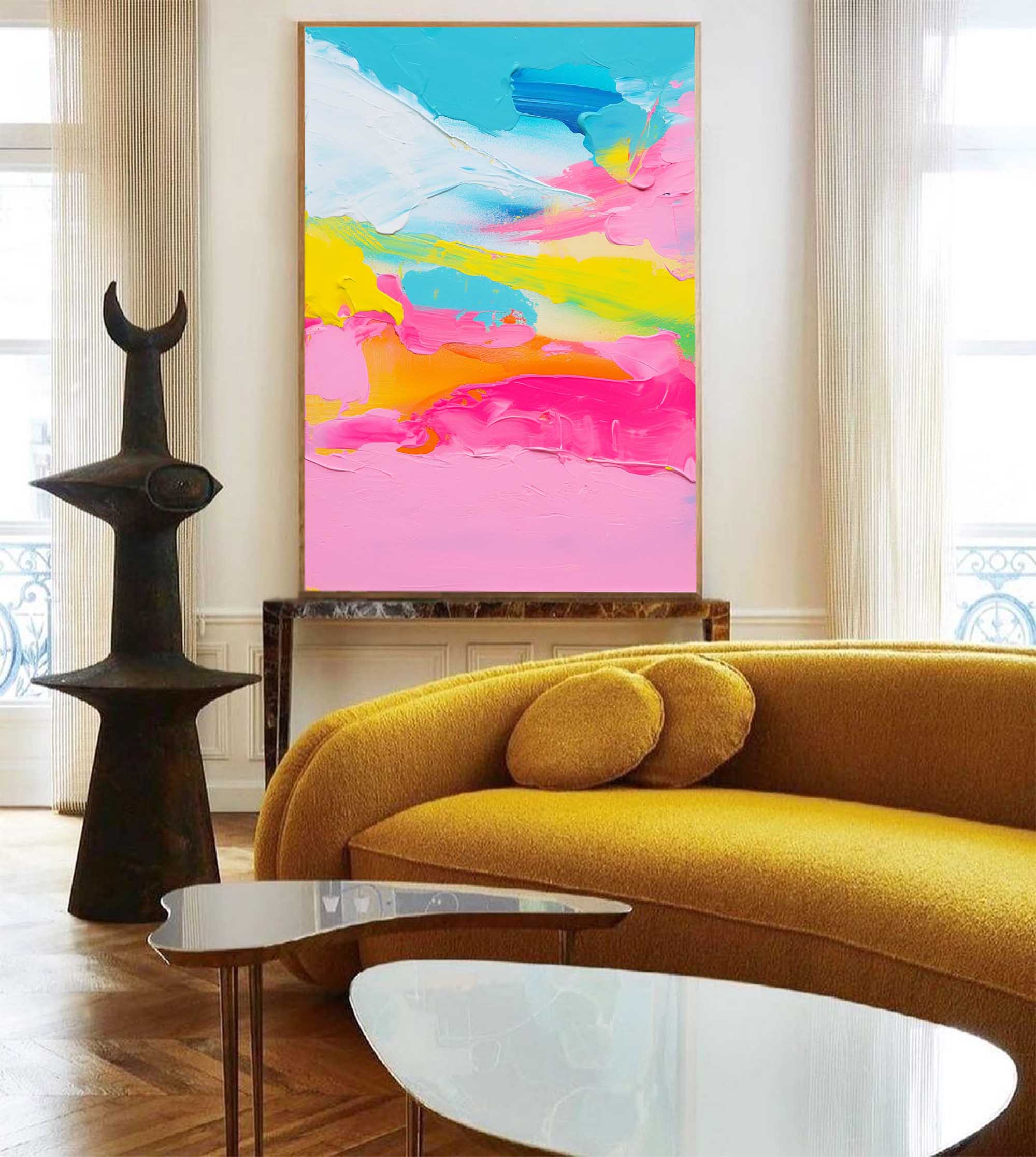 Wallart Bright Horizons Abstract Canvas