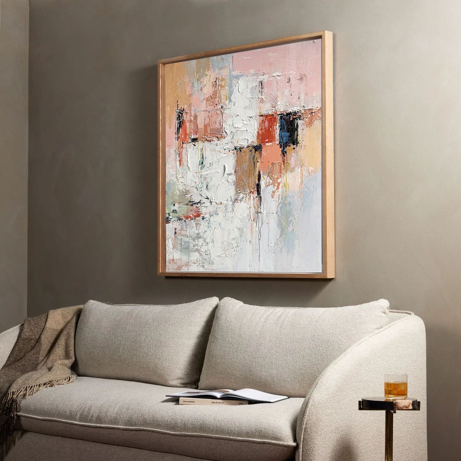 Wallart Textured Abstract Oil Painting