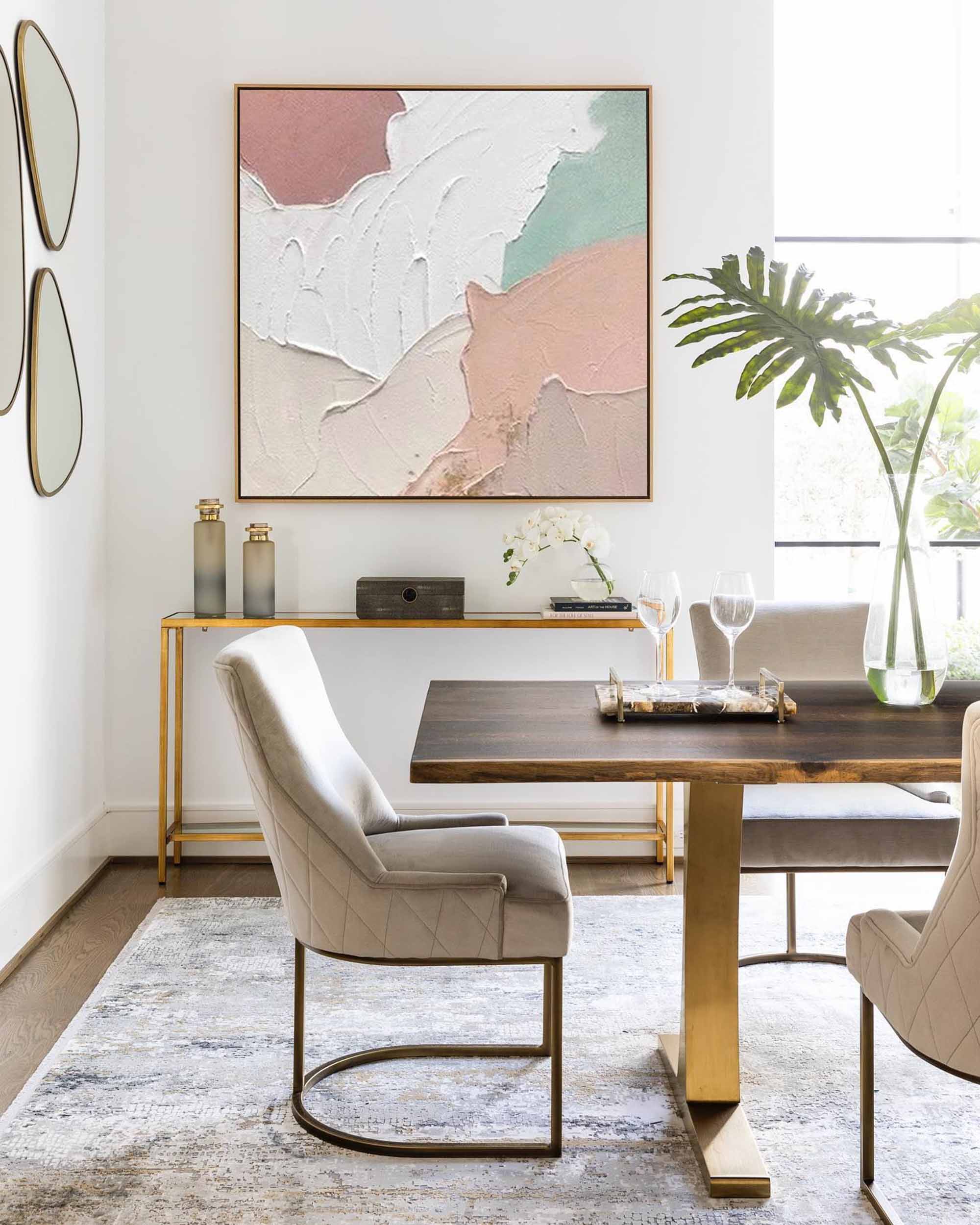 Wallart Soft Neutrals Textured Abstract Canvas Art