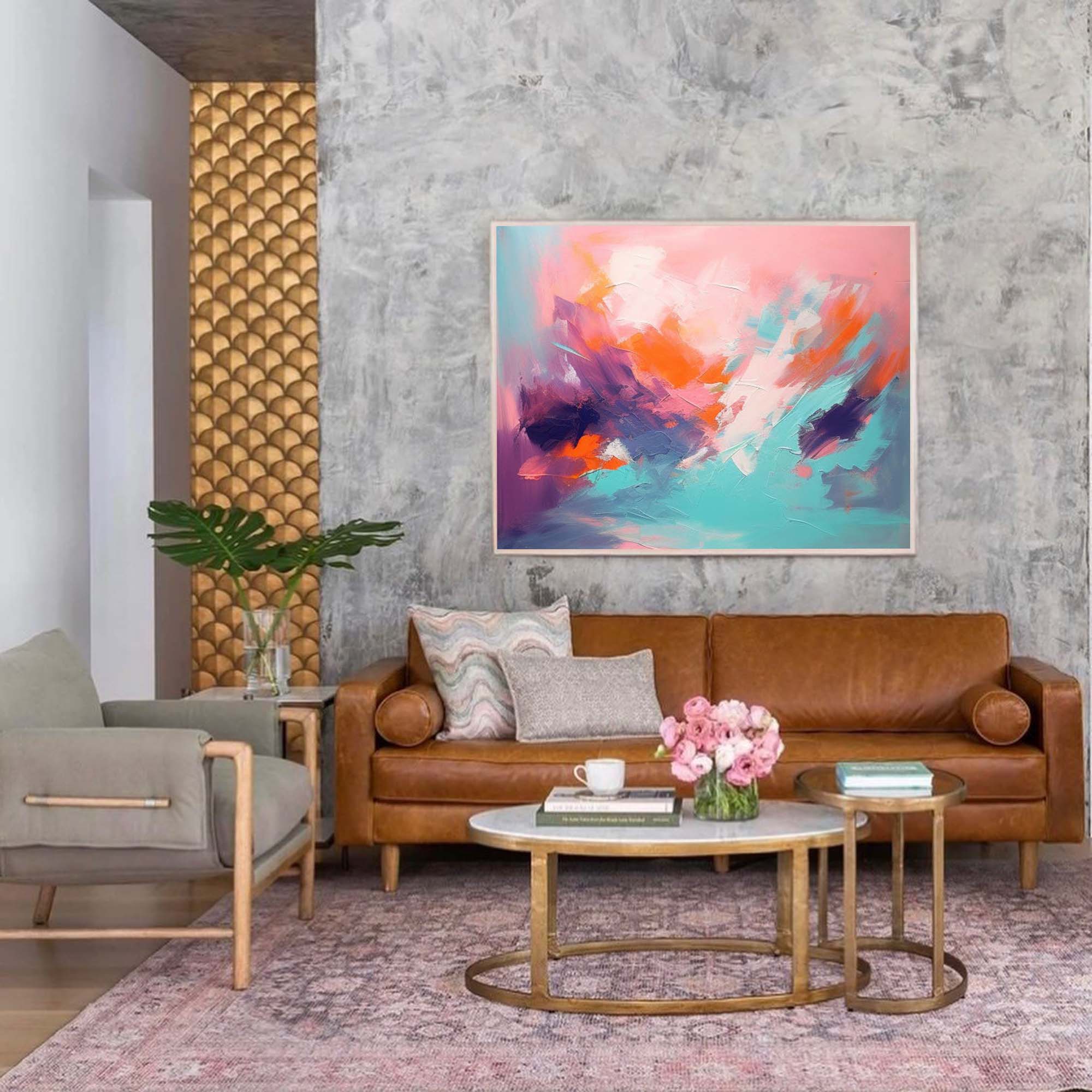 Wallart Serene Dusk Abstract Expression