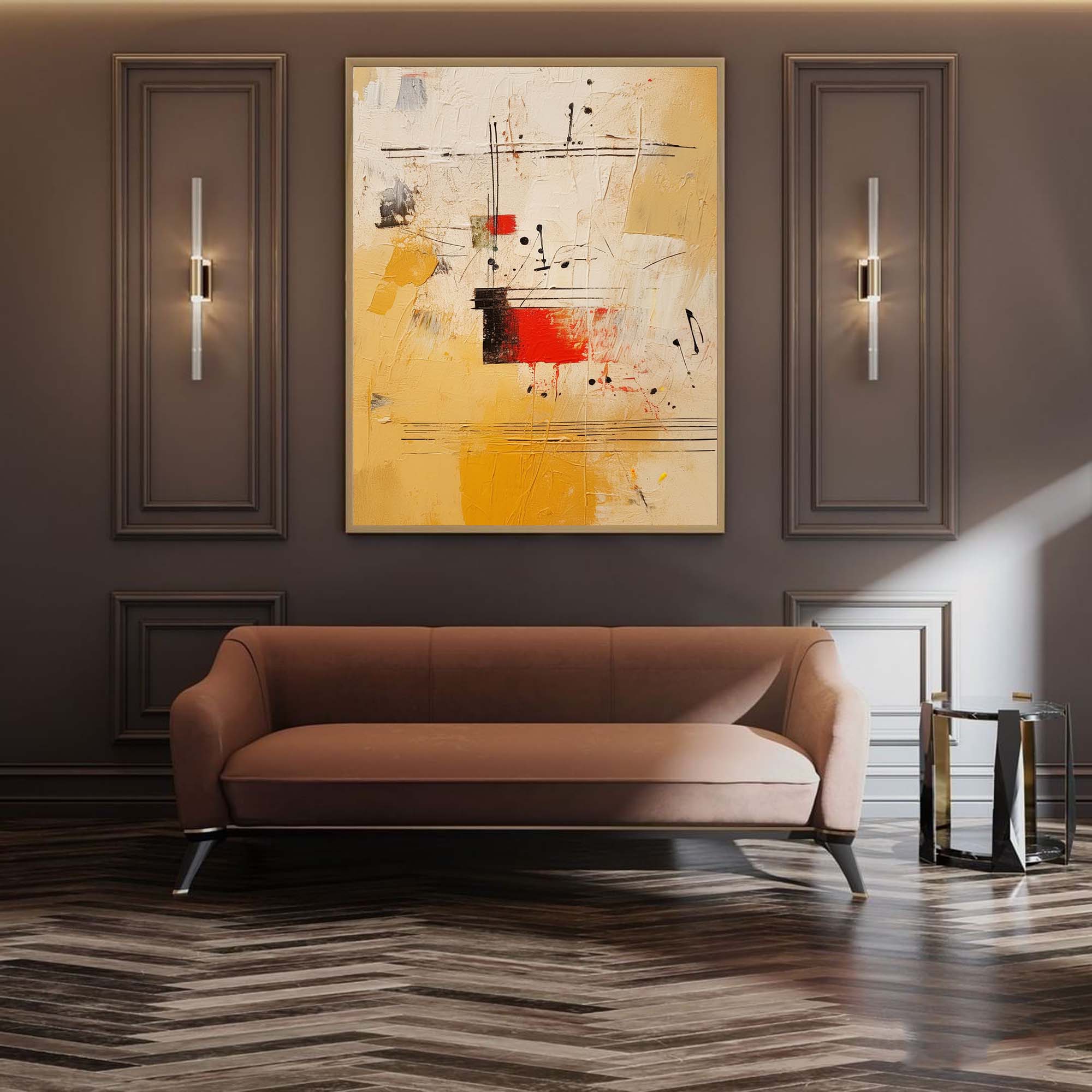 Wallart Abstract Musical Expression Art