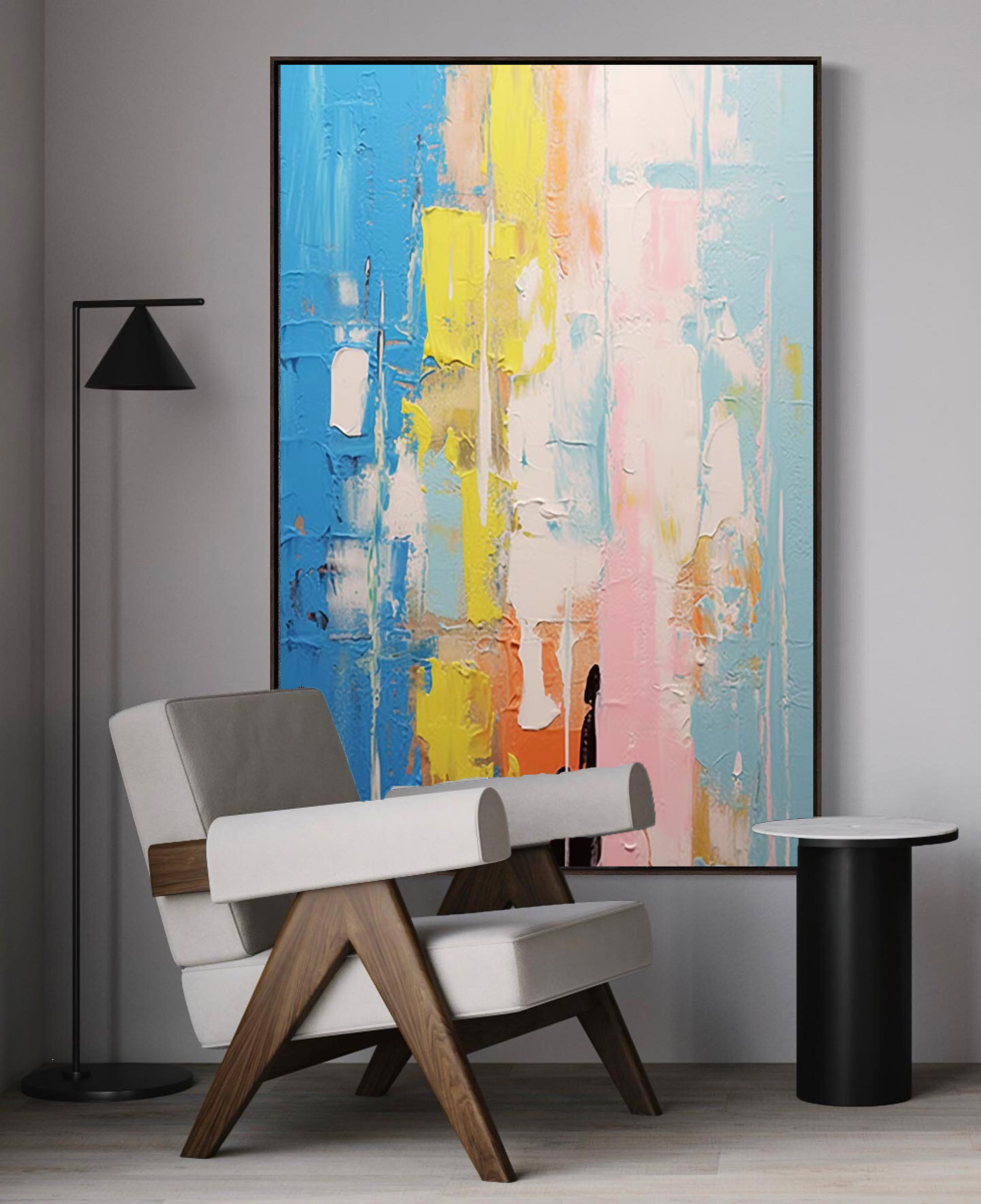 Wallart Bold Harmony: Abstract Color Layers