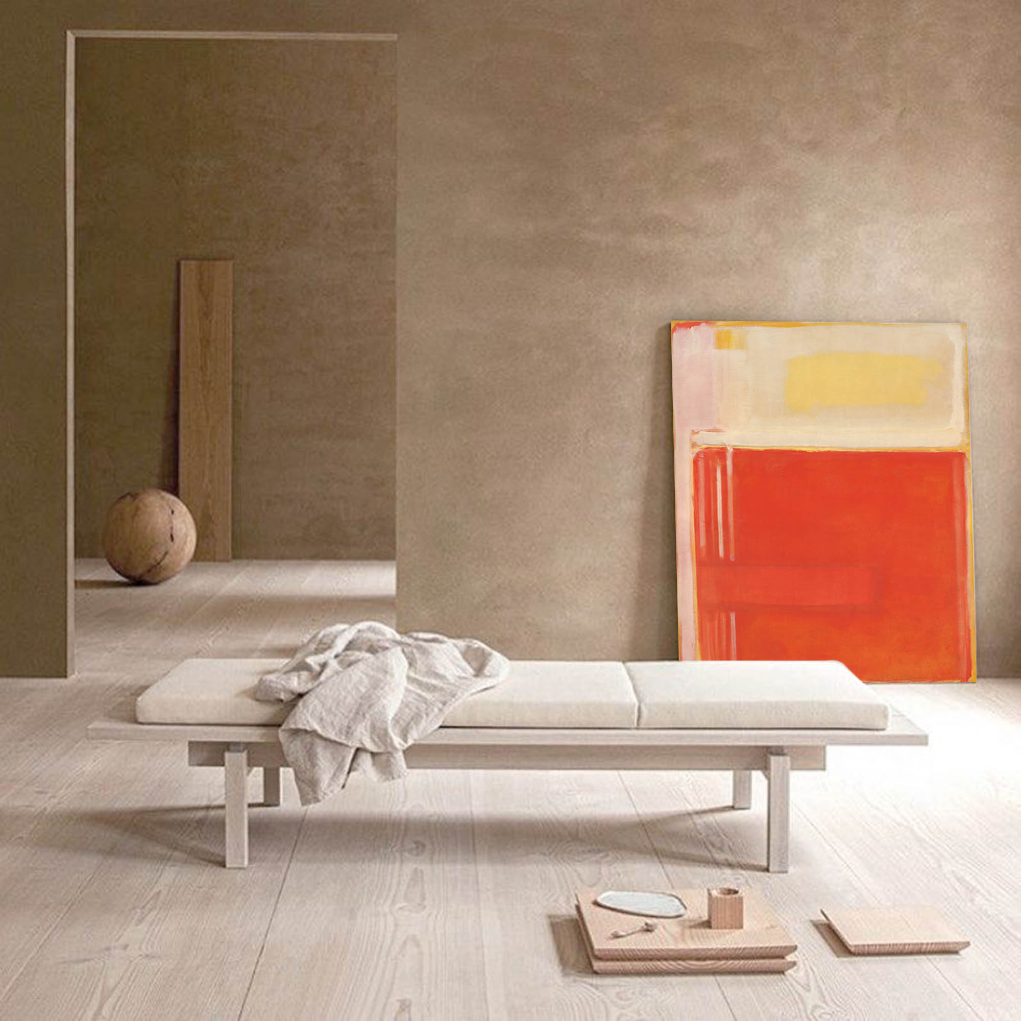 Wallart Radiant Abstract Color Block Art