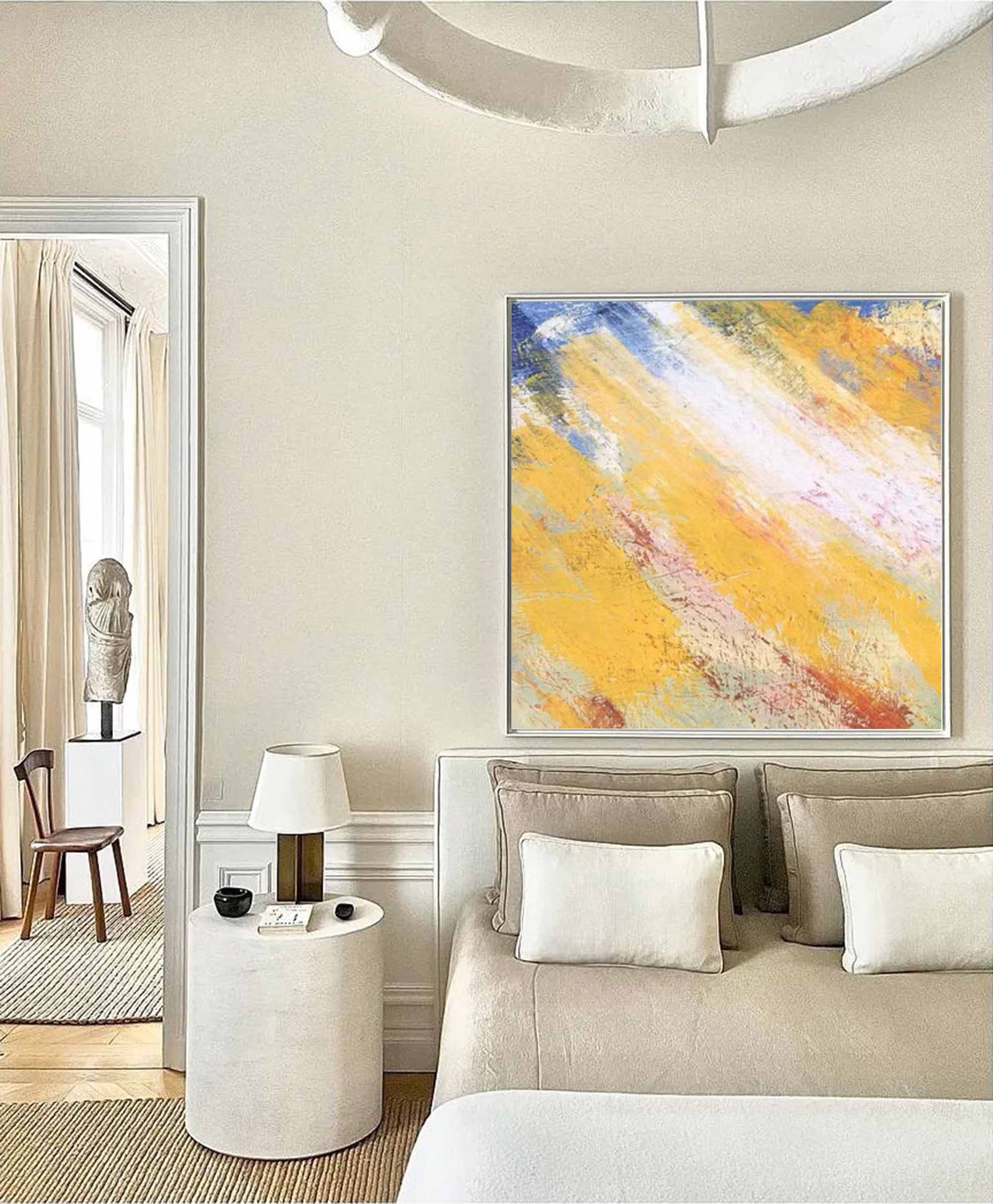 Wallart Golden Rays of Abstraction