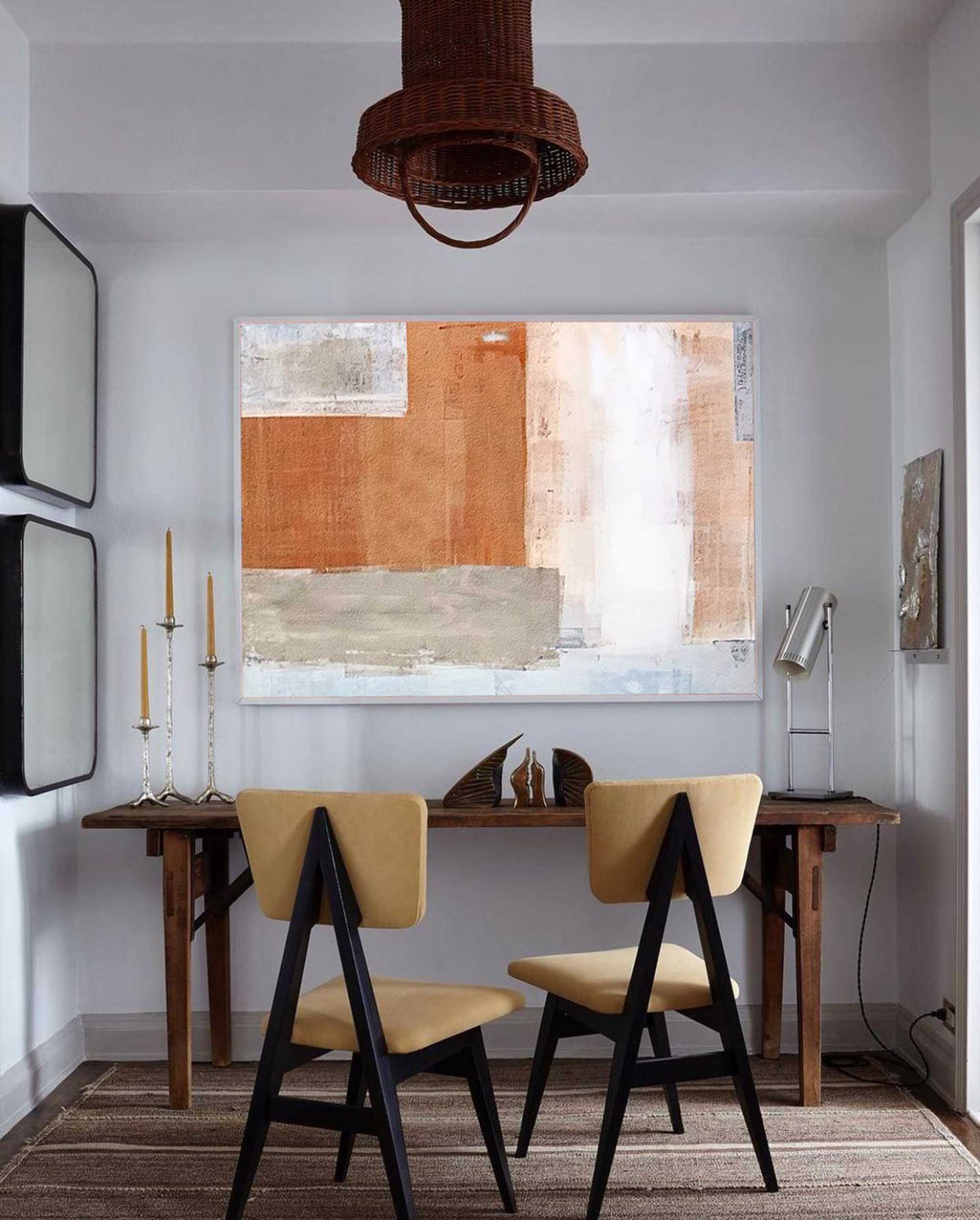 Wallart Minimalist Geometric Abstract Art