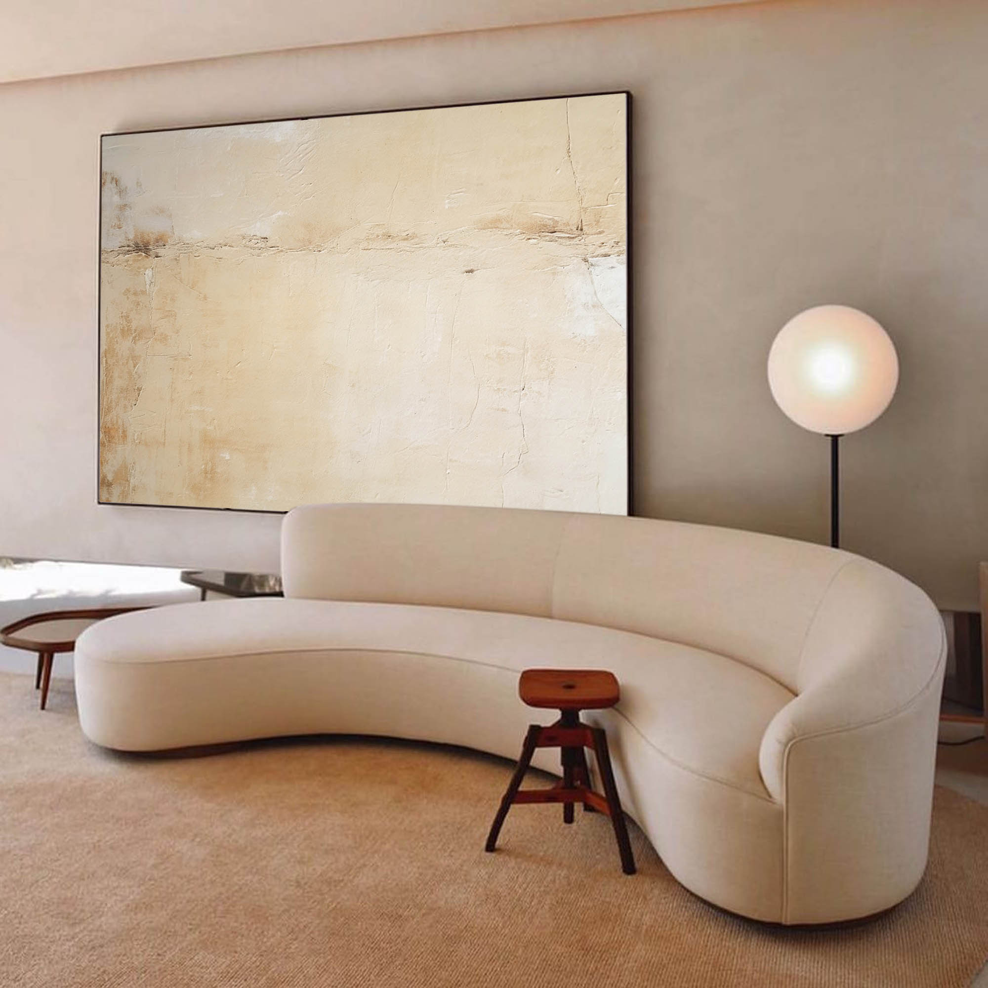 Wallart Minimalist Earthy Textured Canvas