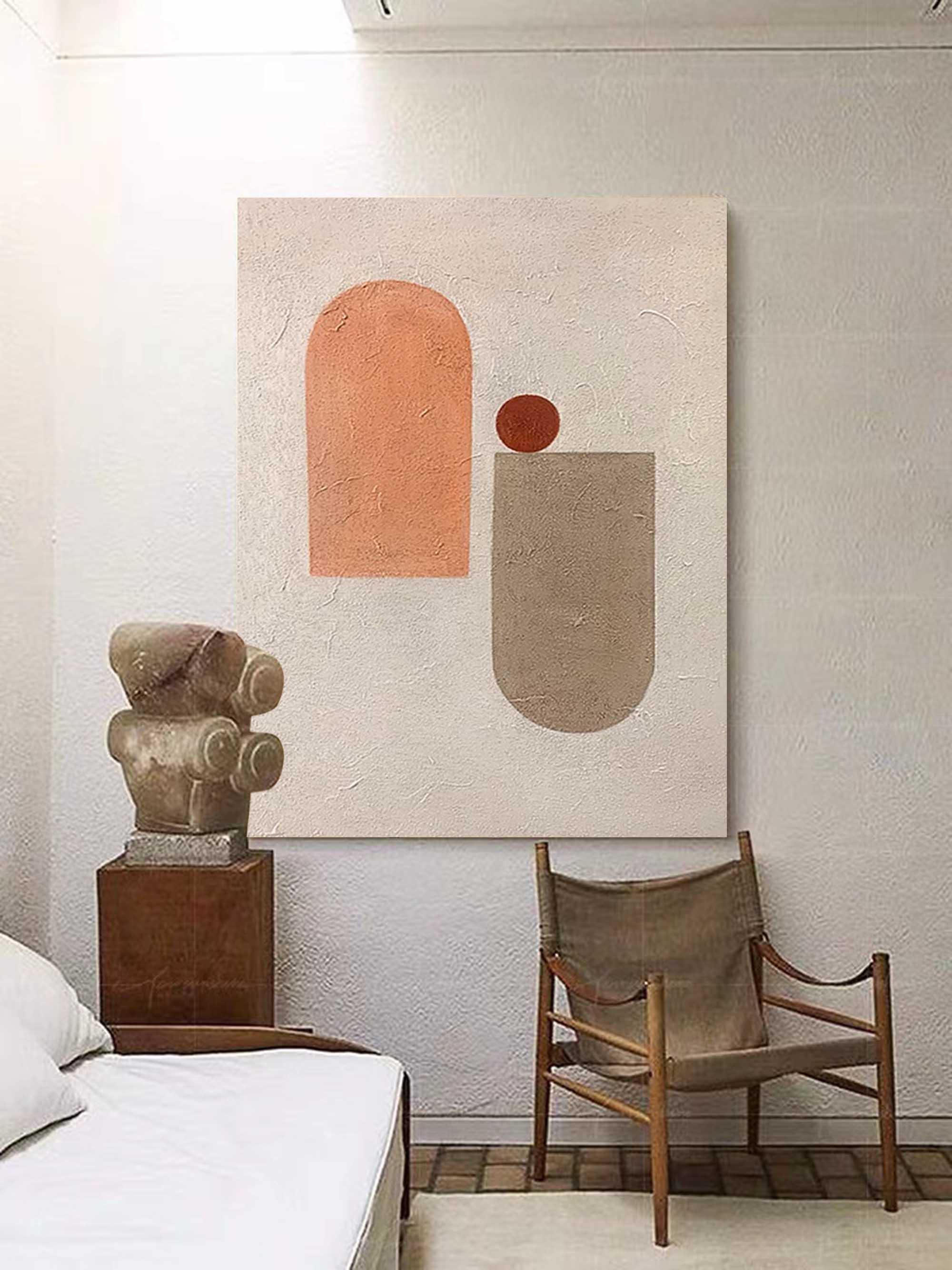 Wallart Minimalist Geometric Abstract Art
