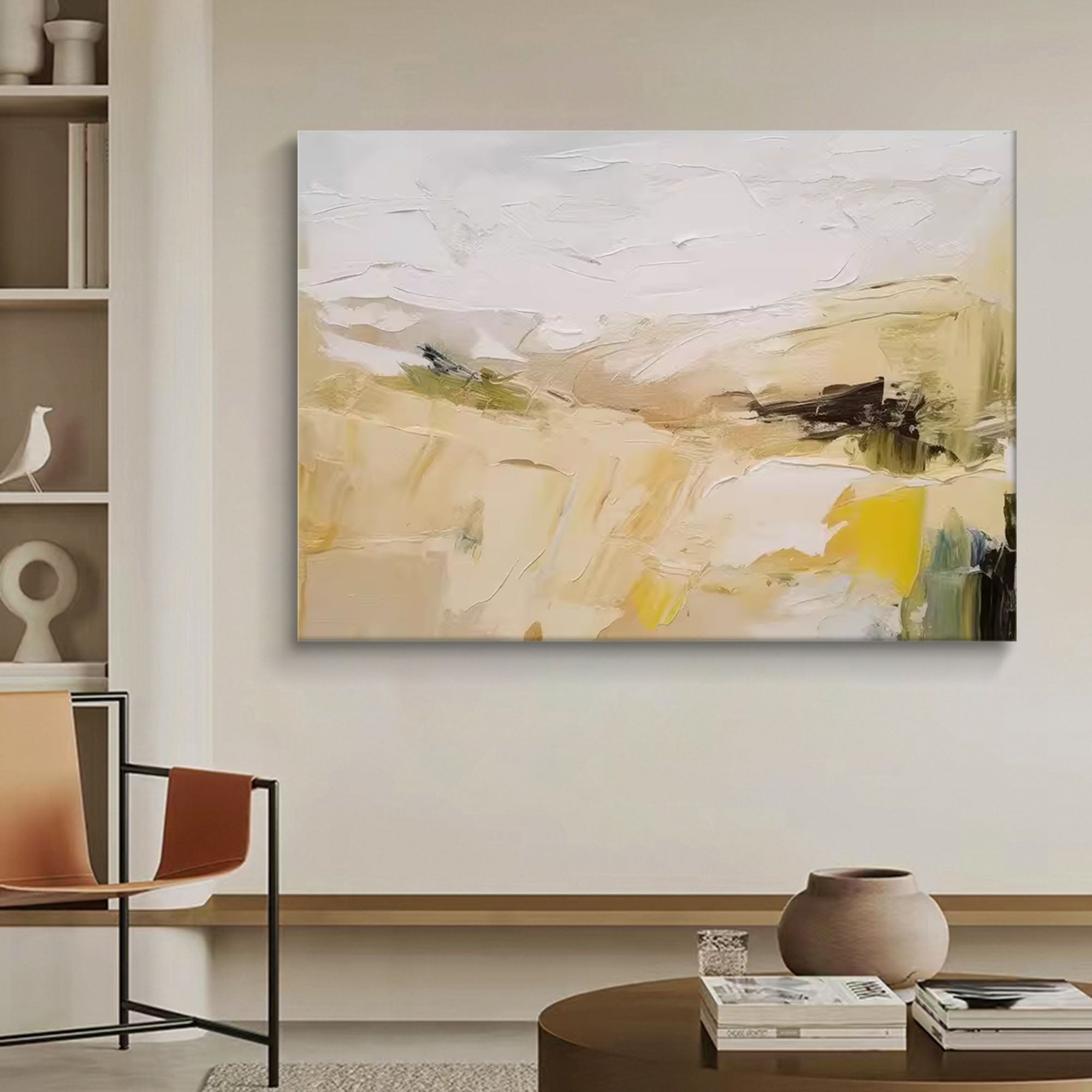 Wallart Textured Minimalist Landscape Art