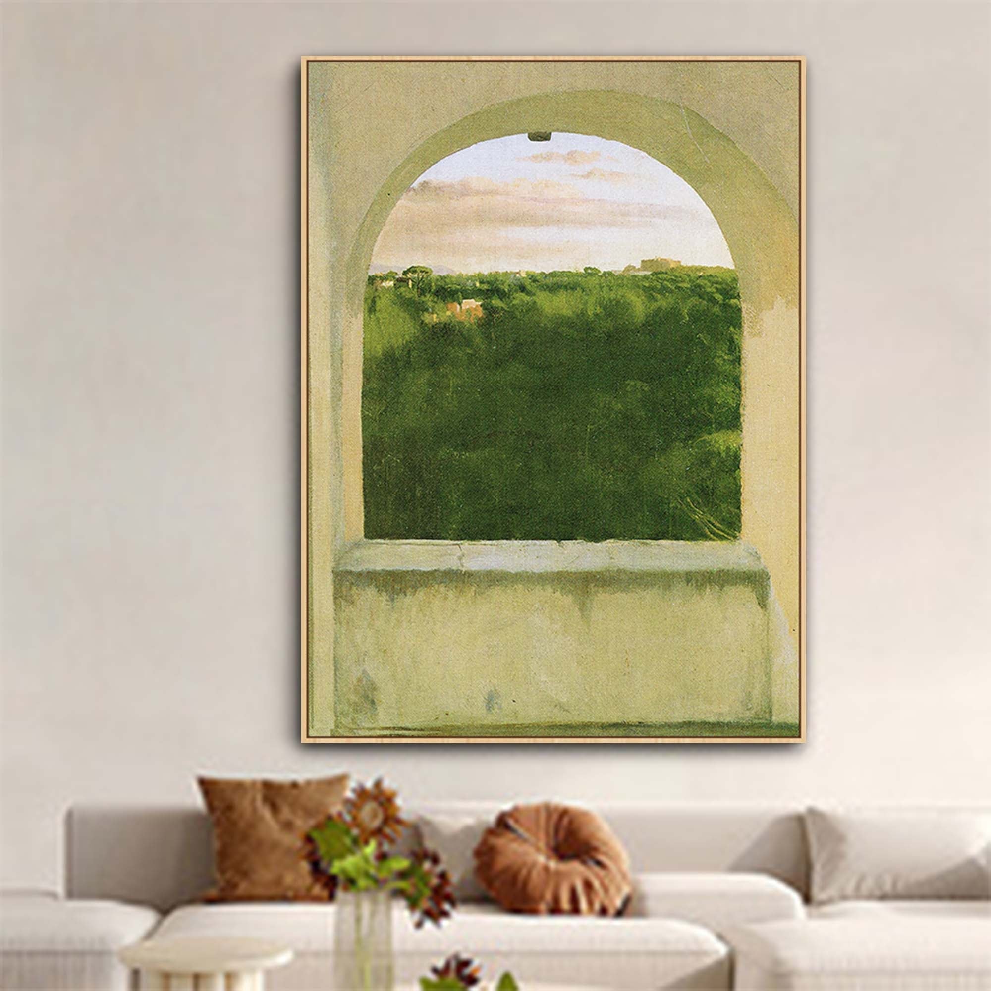 Wallart Framed Serenity: View Through the Arch