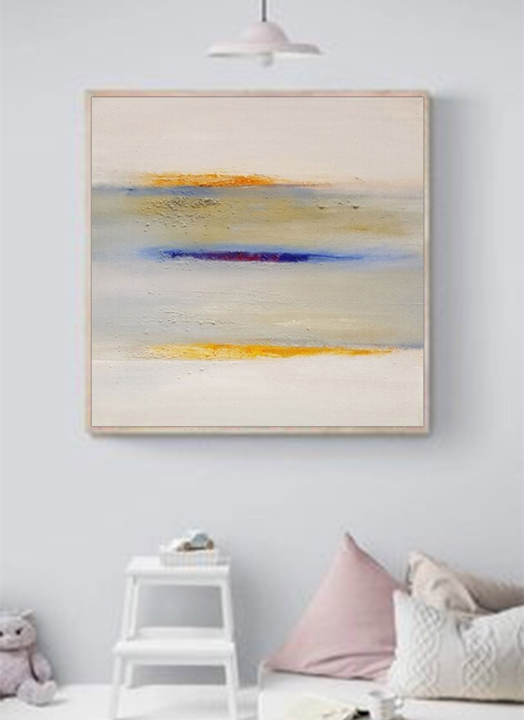 Wallart Tranquil Horizons: Abstract Serenity