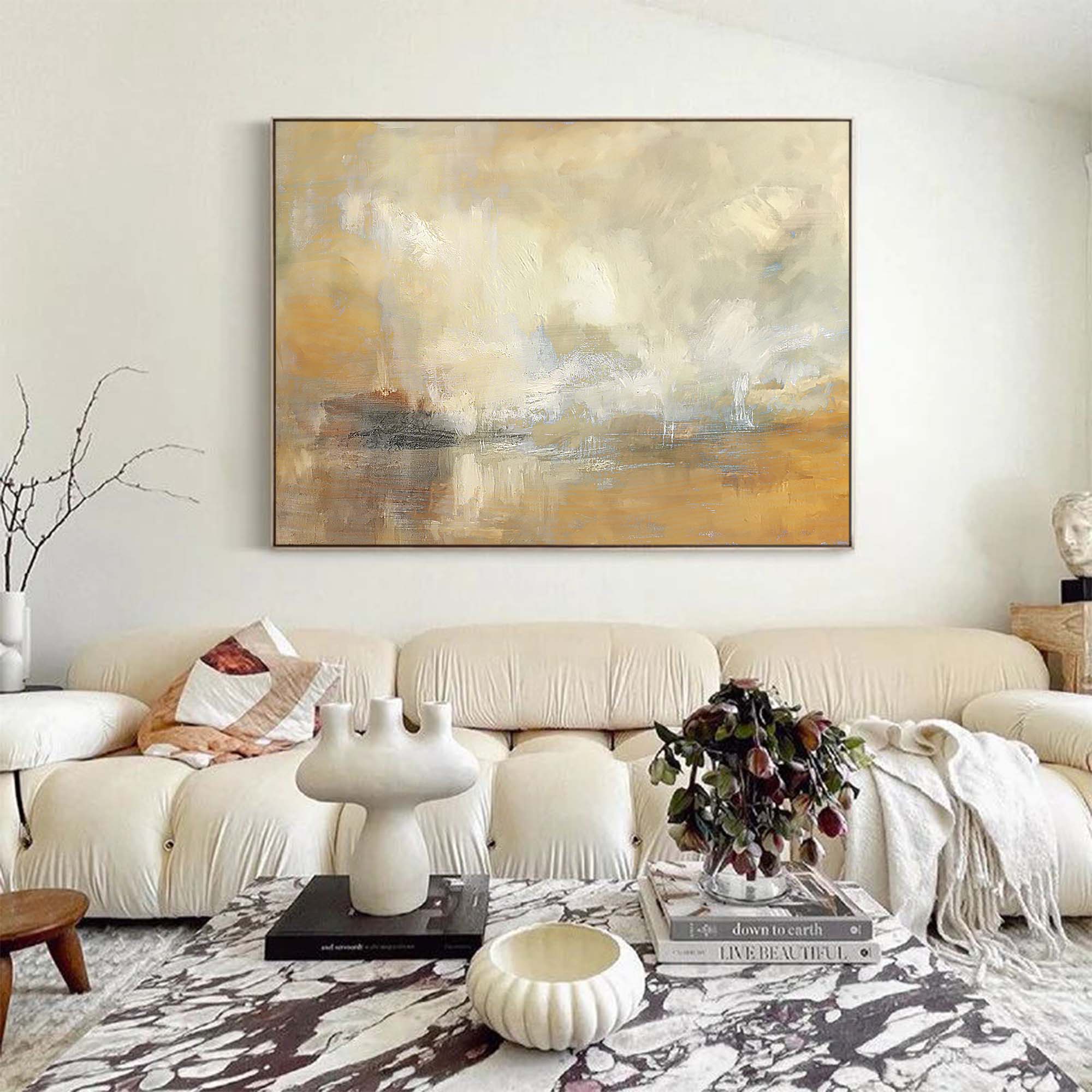 Wallart Ethereal Misty Landscape Art