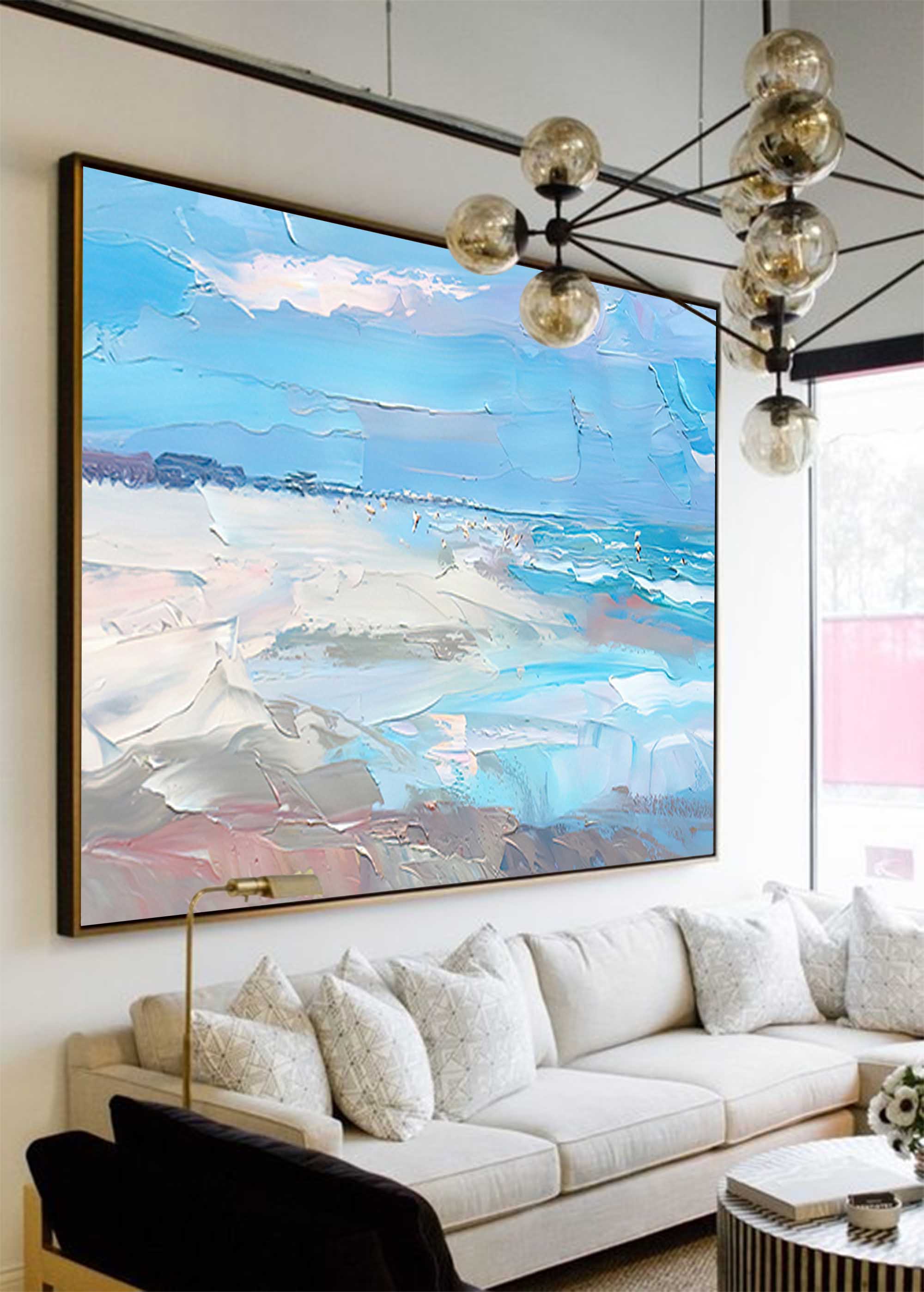 Wallart Coastal Breeze in Abstract