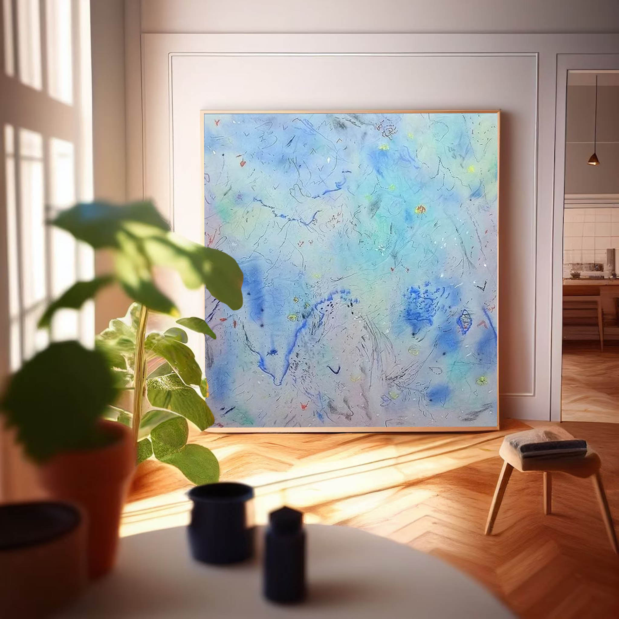 Wallart Abstract Canvas Art #AB311