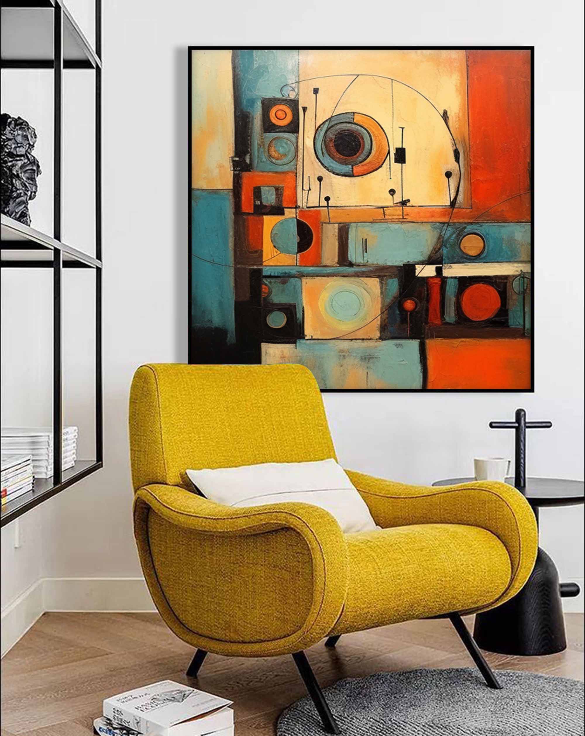 Wallart Abstract Canvas Art #AB321