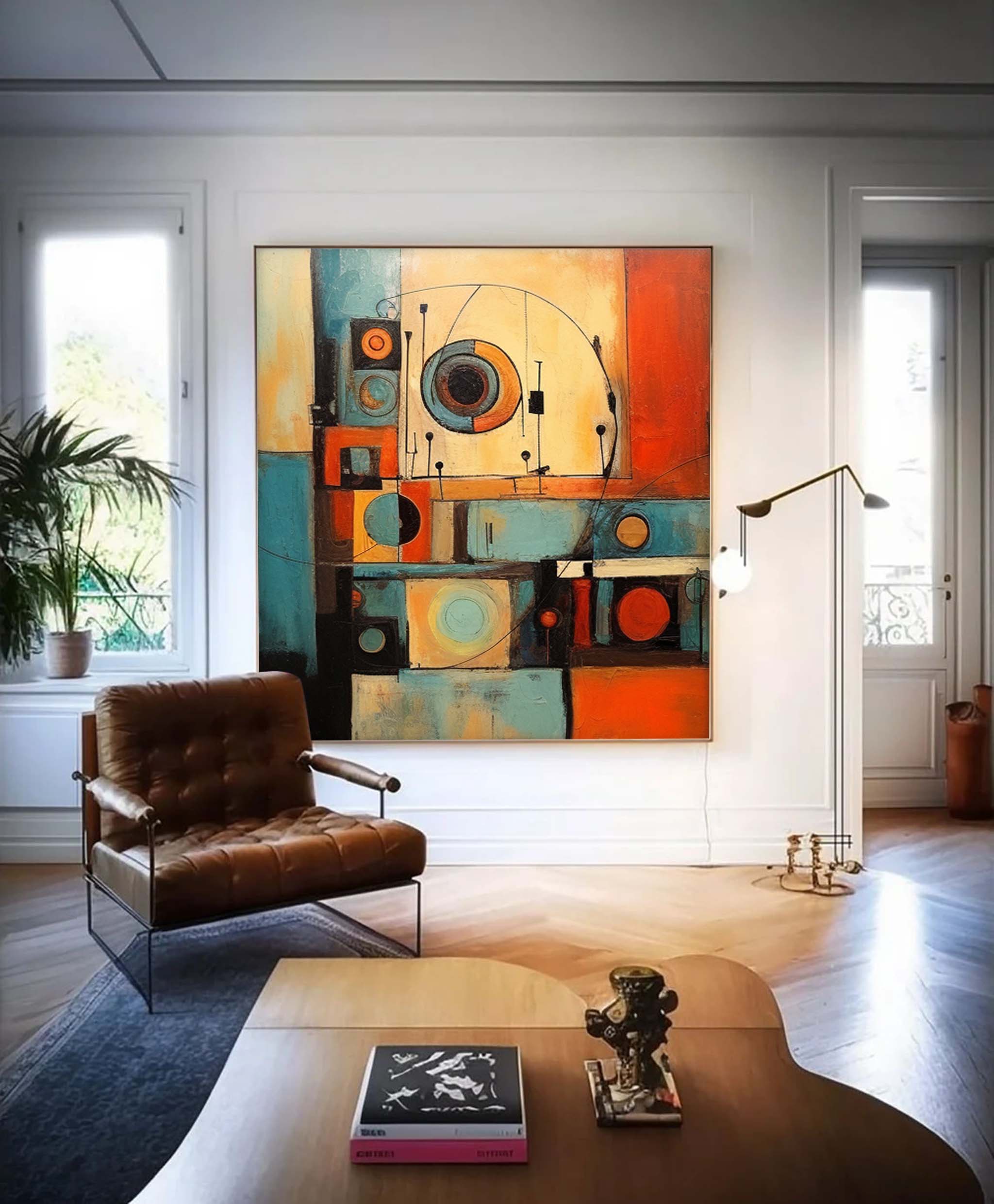 Wallart Abstract Canvas Art #AB321