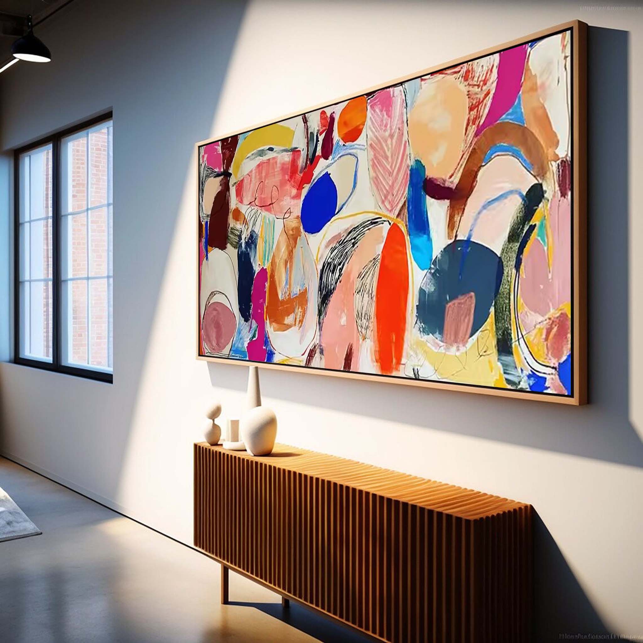Wallart Colorful Abstract Expression Art
