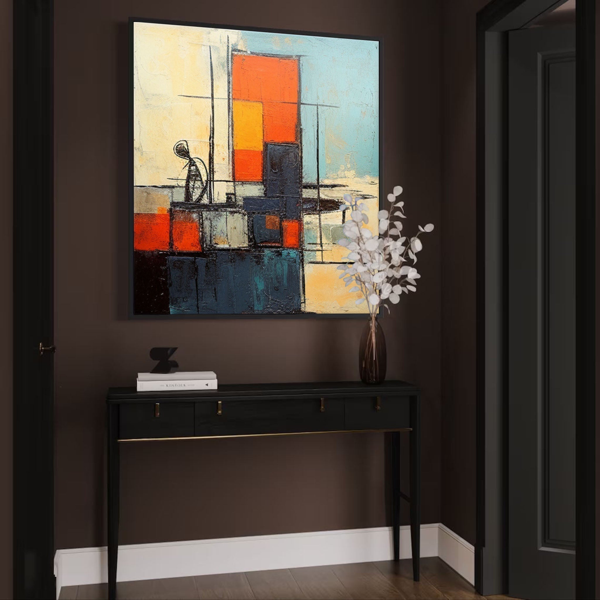 Wallart Abstract Canvas Art #AB319