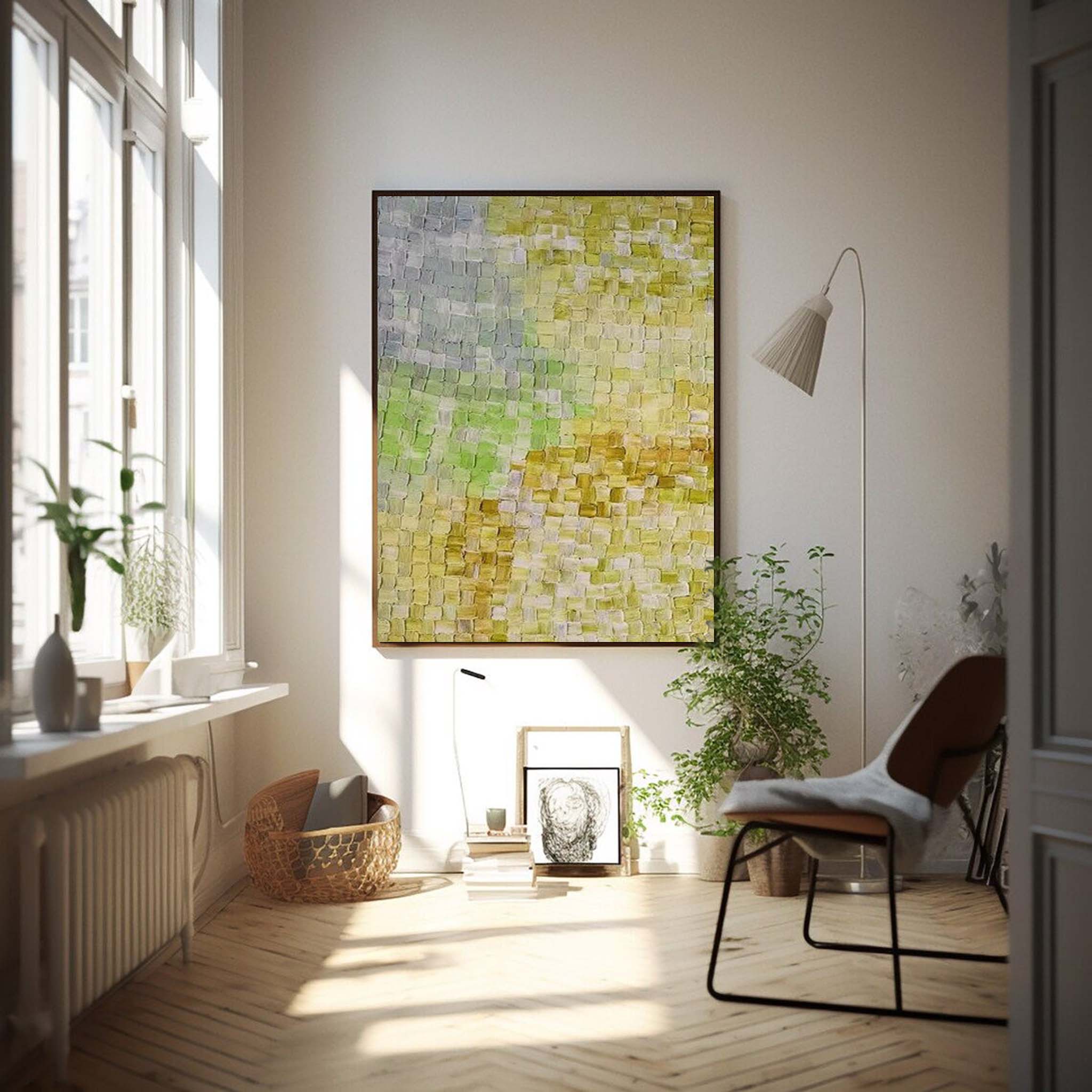Wallart Golden Hour Abstract Textured Art