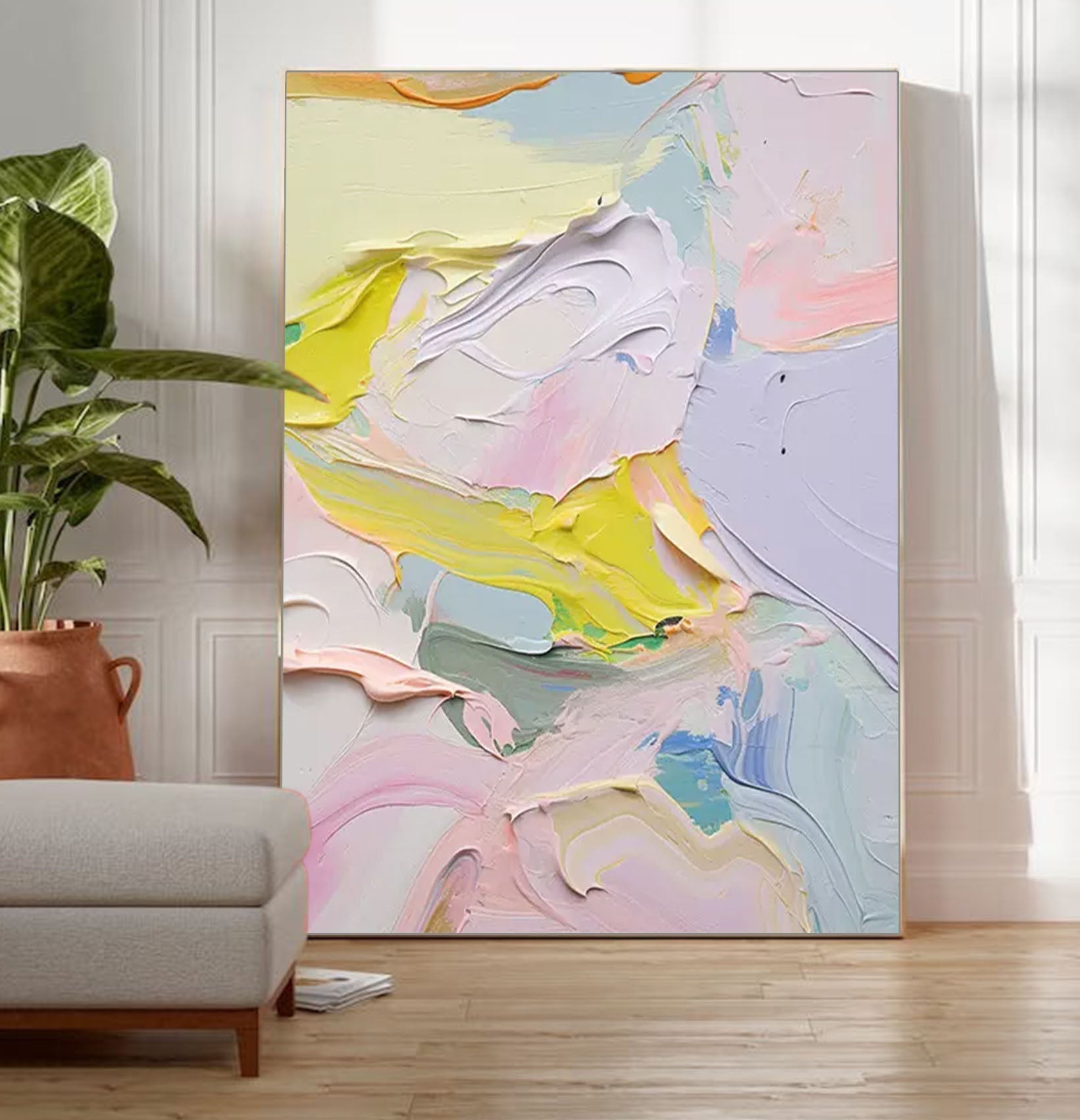 Wallart Abstract Canvas Art #AB309