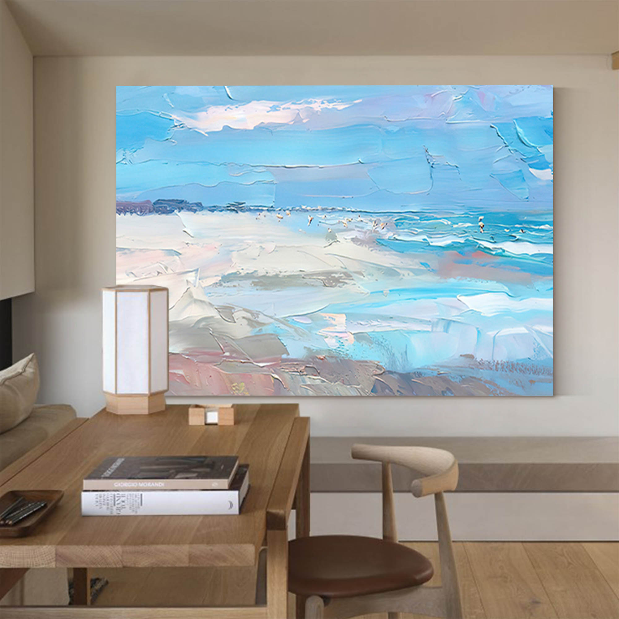 Wallart Coastal Breeze in Abstract