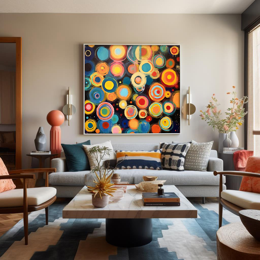 Wallart Abstract Canvas Art #AB325
