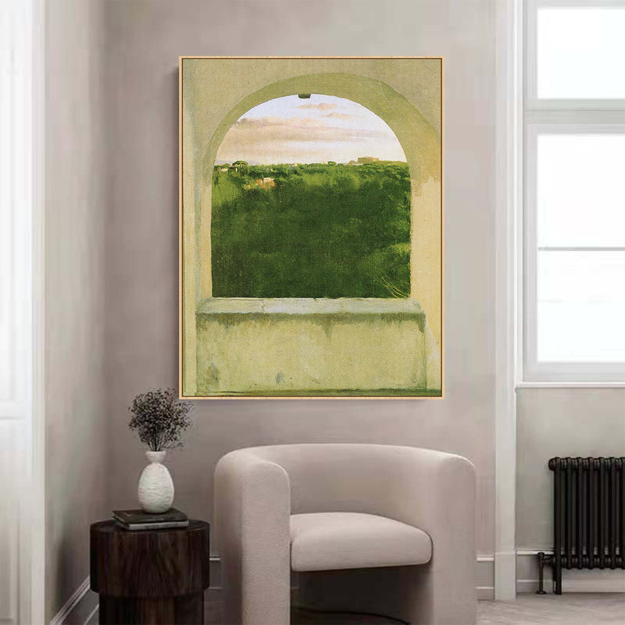 Wallart Framed Serenity: View Through the Arch