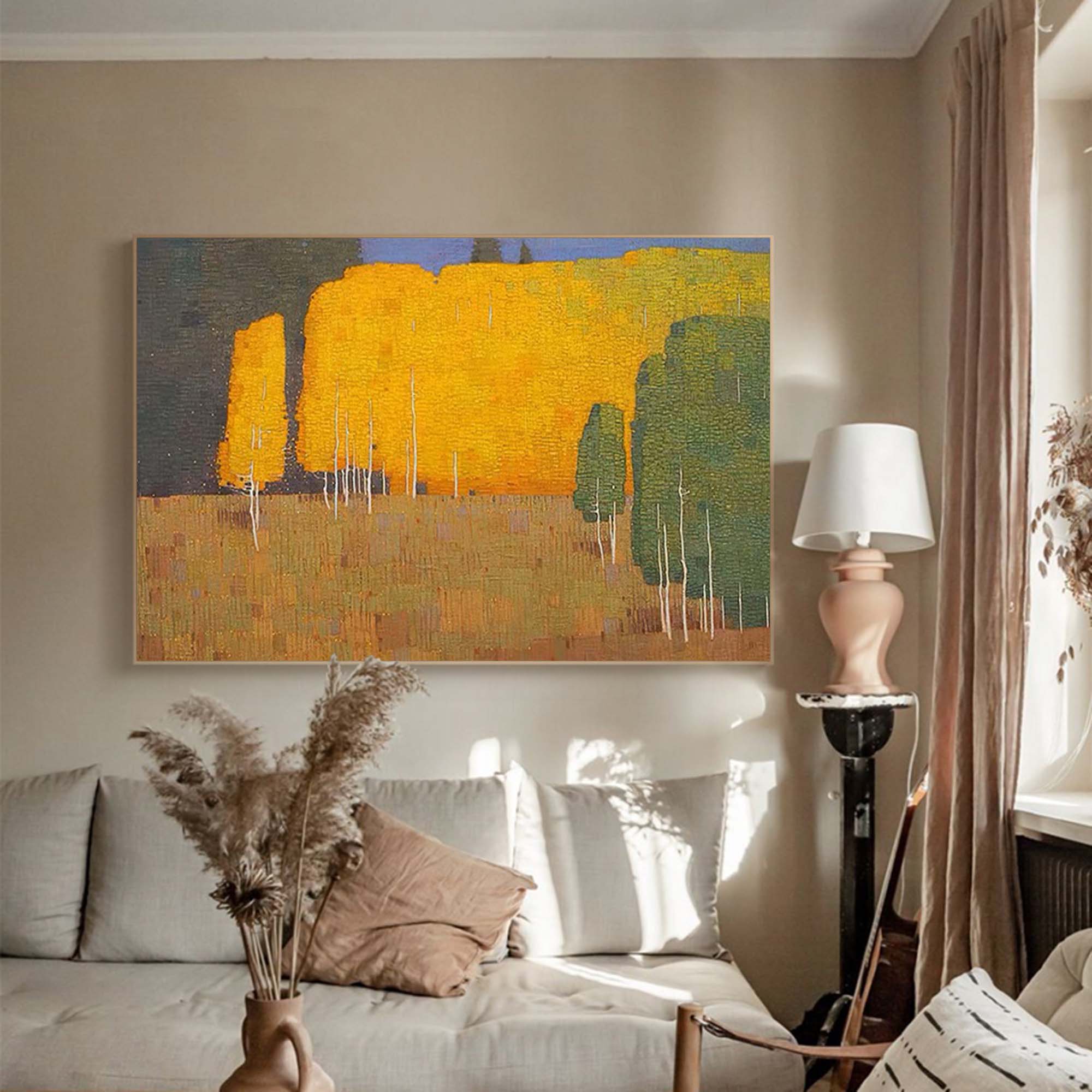 Wallart Golden Grove in Autumn Light