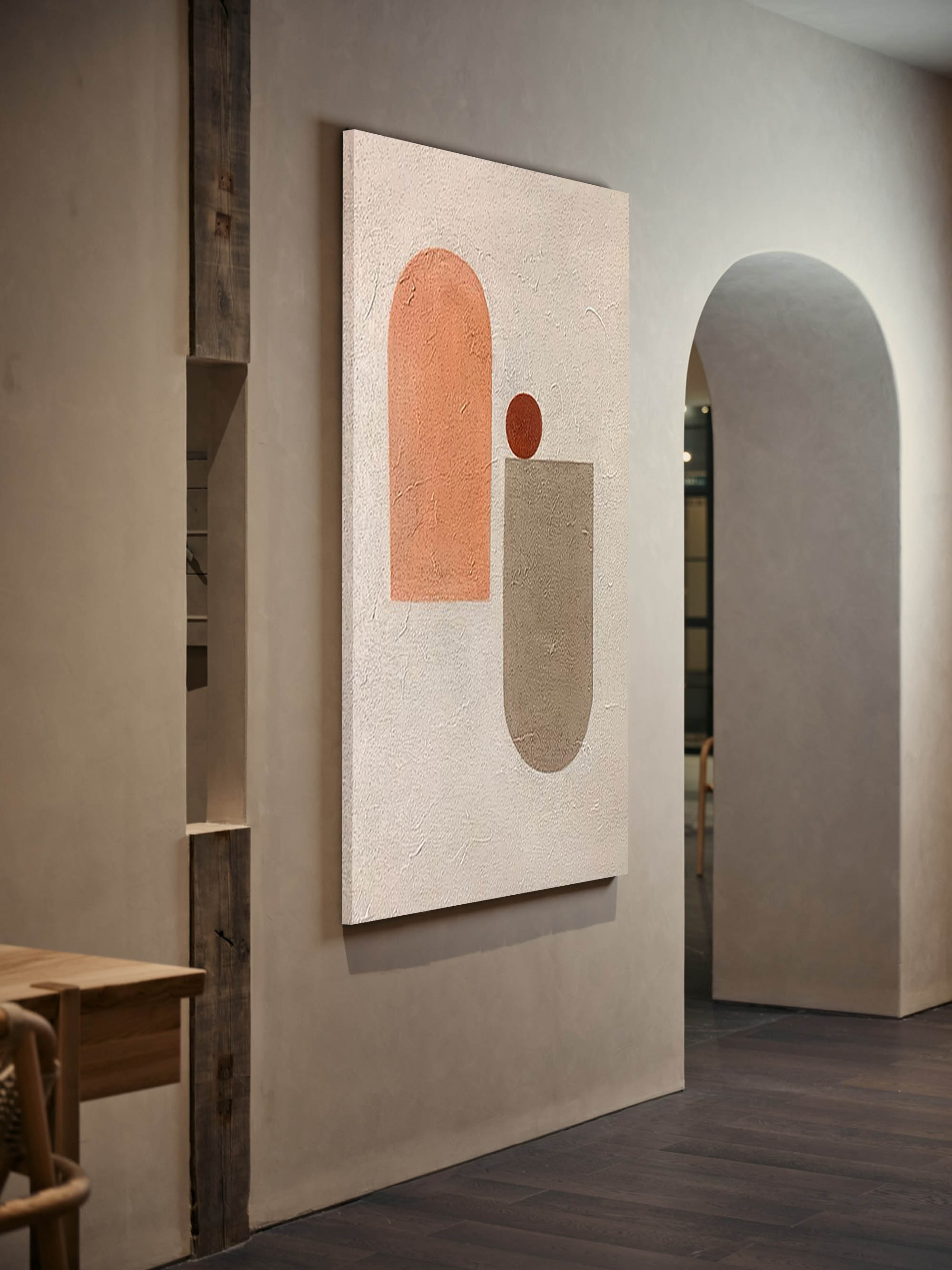 Wallart Minimalist Geometric Abstract Art