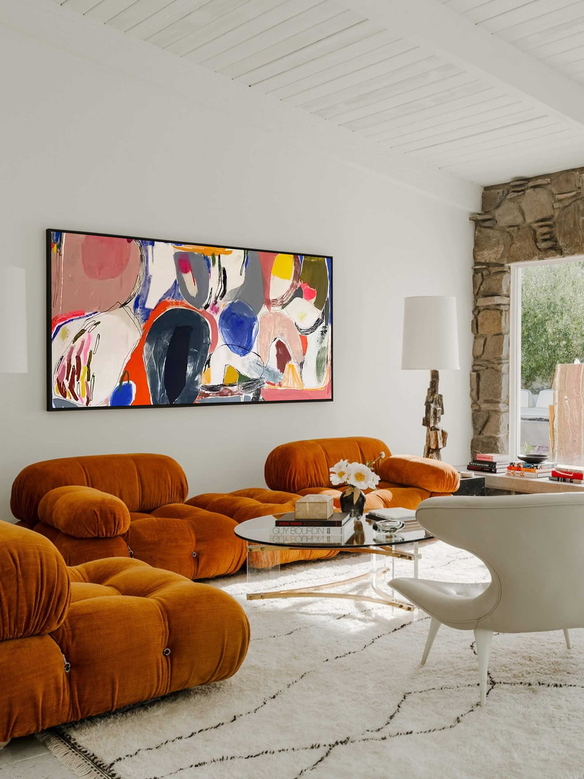 Wallart Bold Abstract Expressionist Art