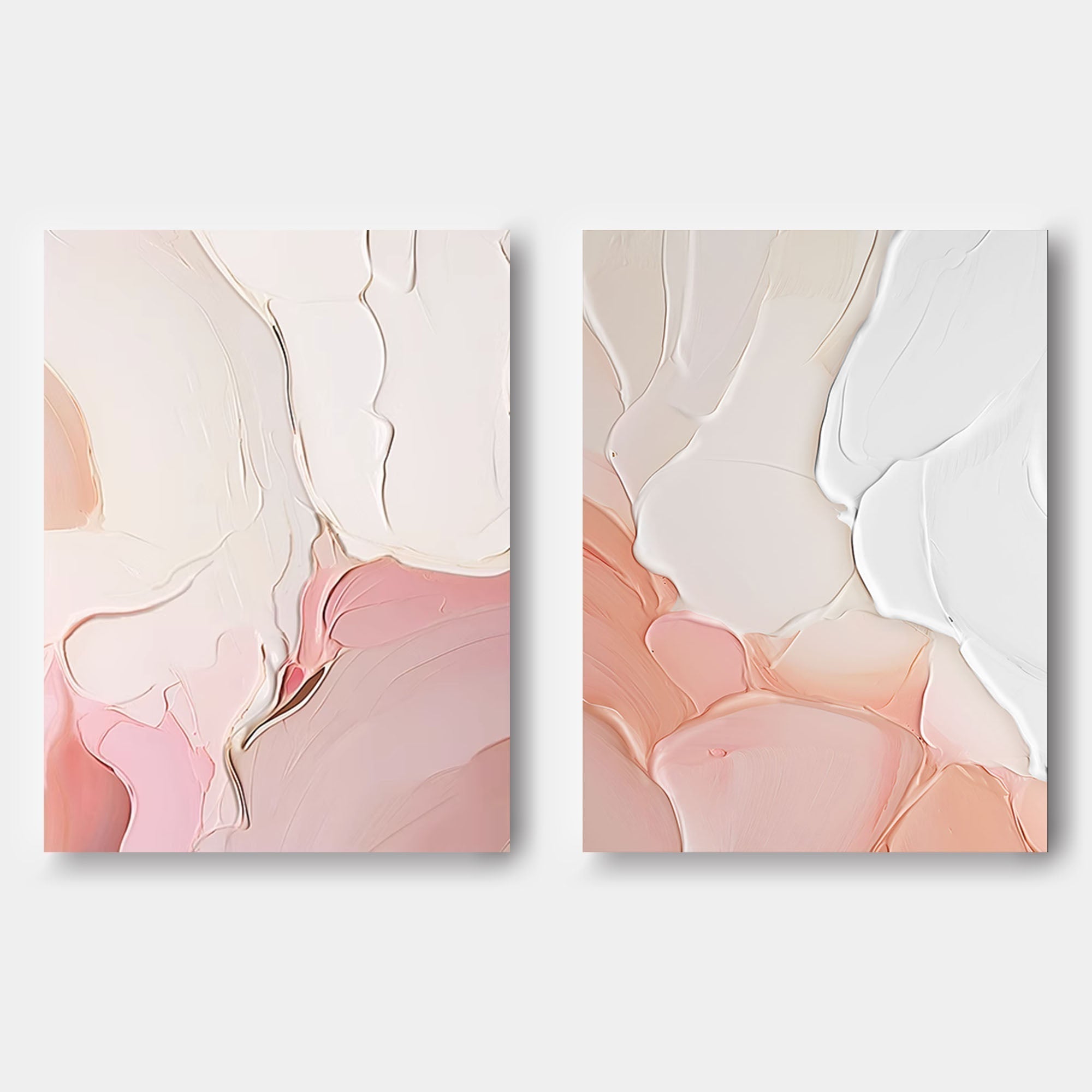 Wallart Blush Tones Minimalist Art Set