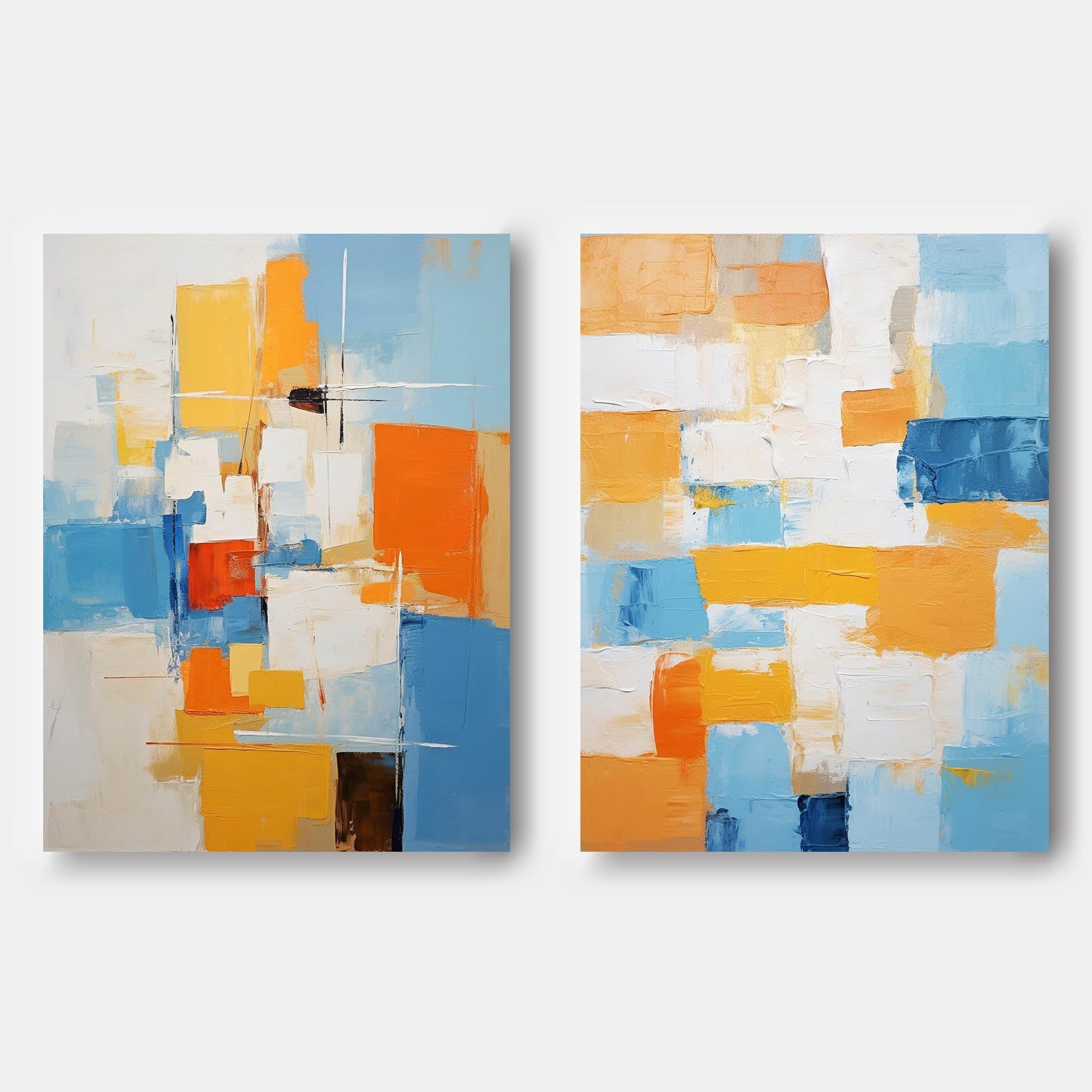 Wallart Vibrant Abstract Color Harmony