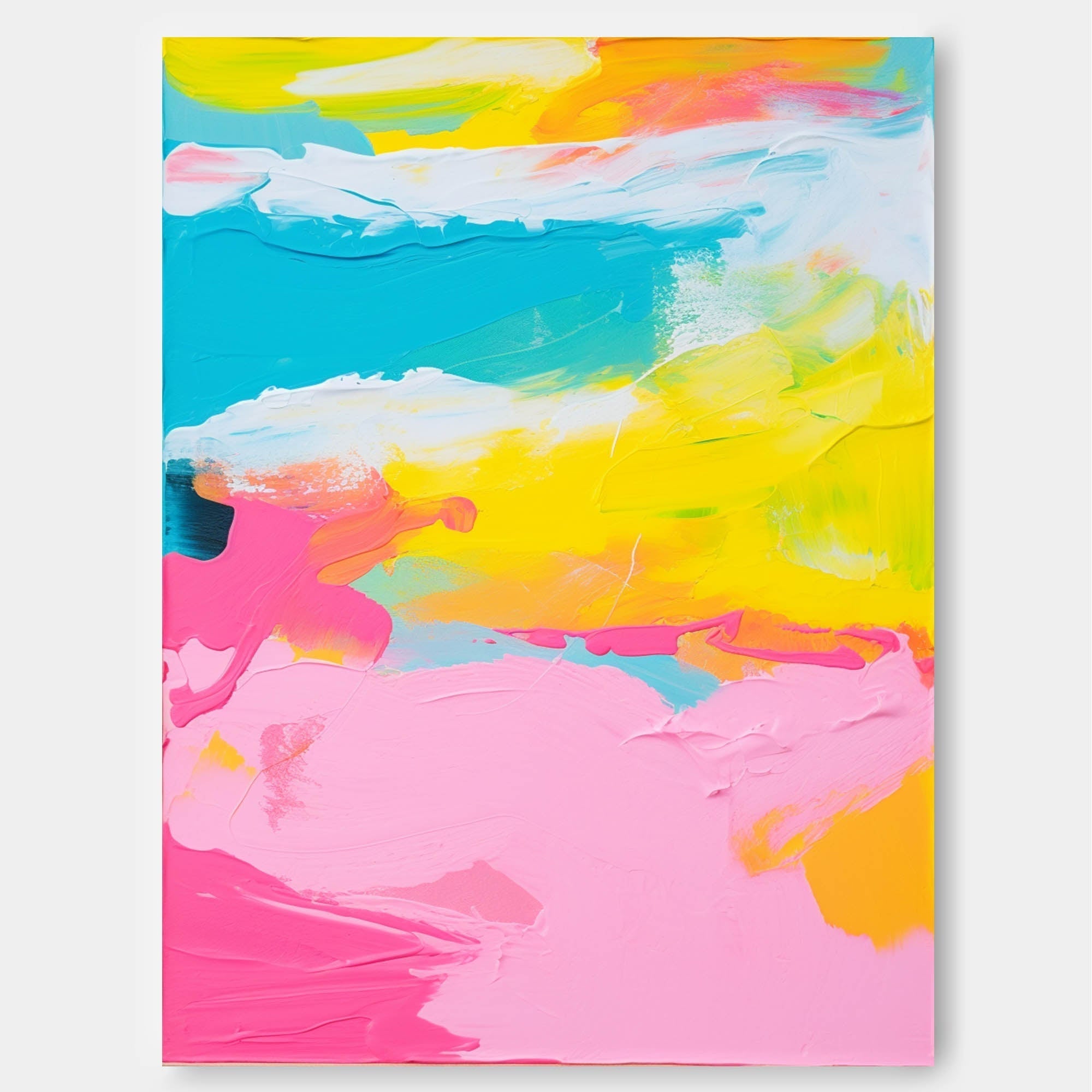 Wallart Sunny Daydream Abstract Canvas