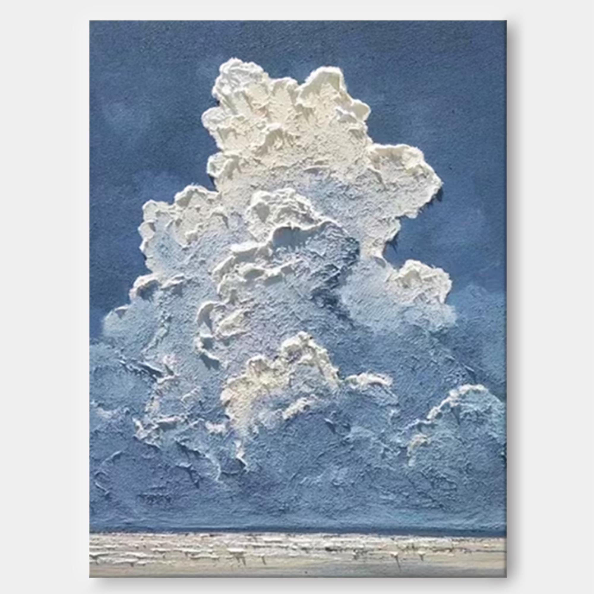Wallart Clouds in Motion: Textured Sky Art