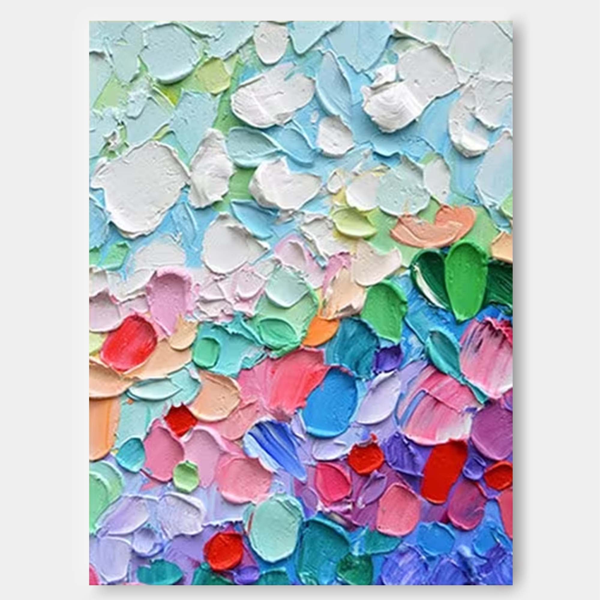 Wallart Colorful Abstract Palette Art