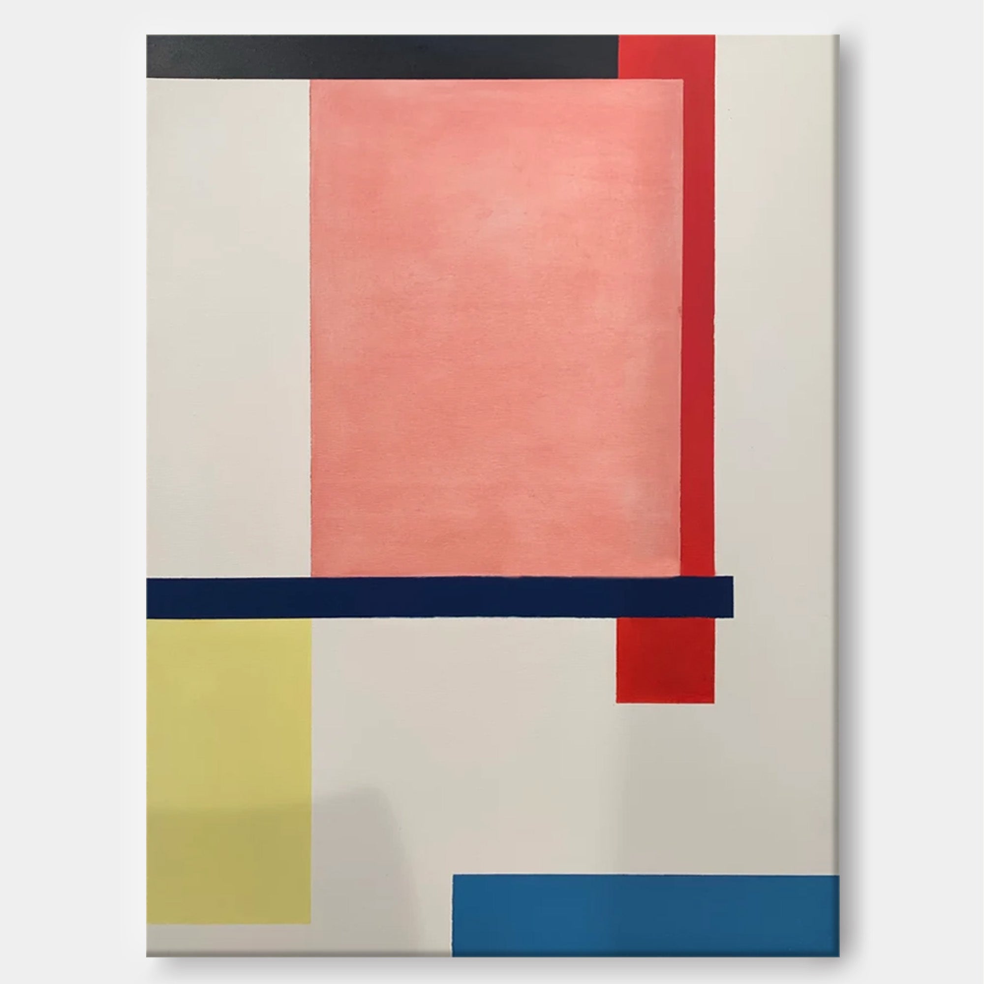 Wallart Minimalist Geometry: Bold Color Blocks