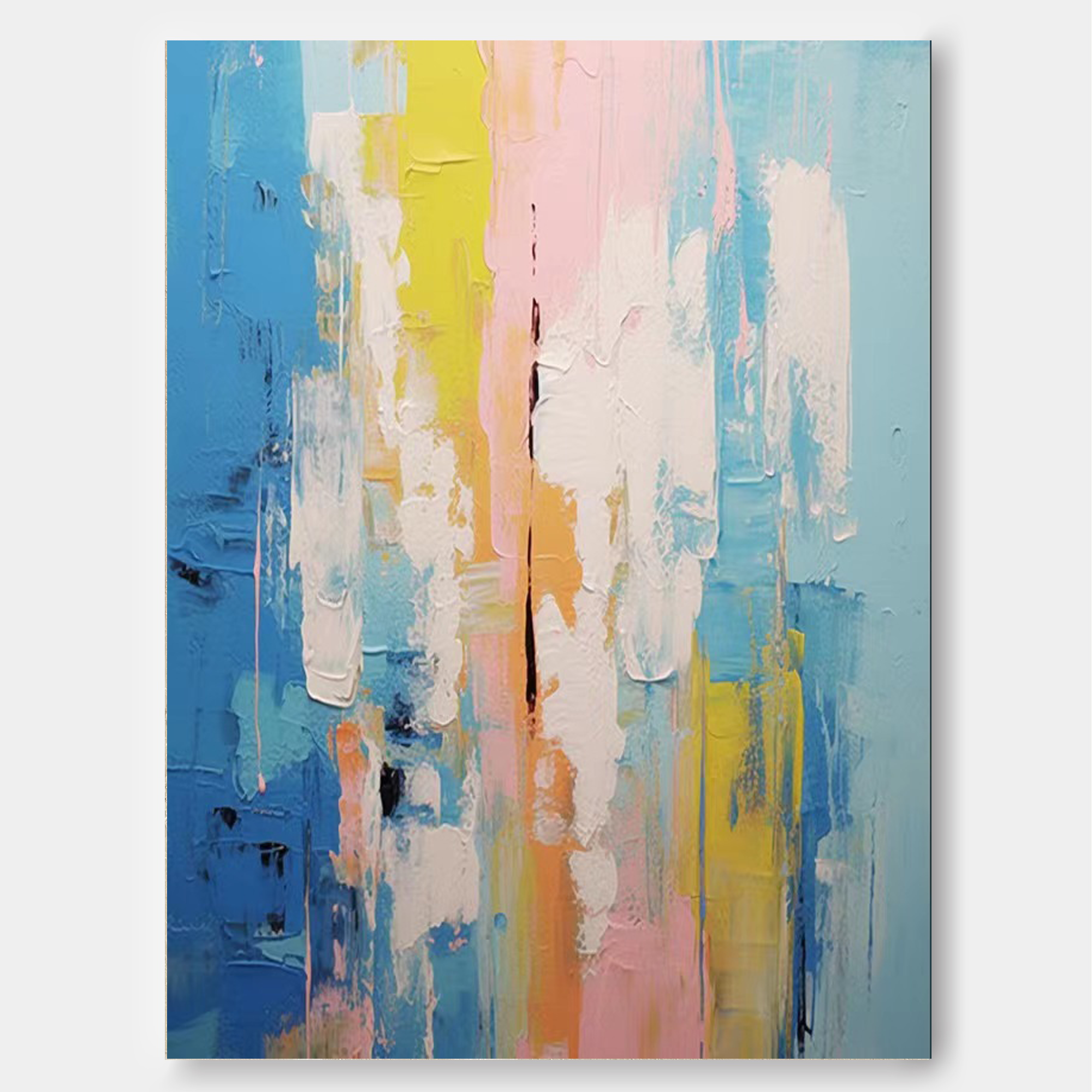 Wallart Flowing Hues: Abstract Color Harmony