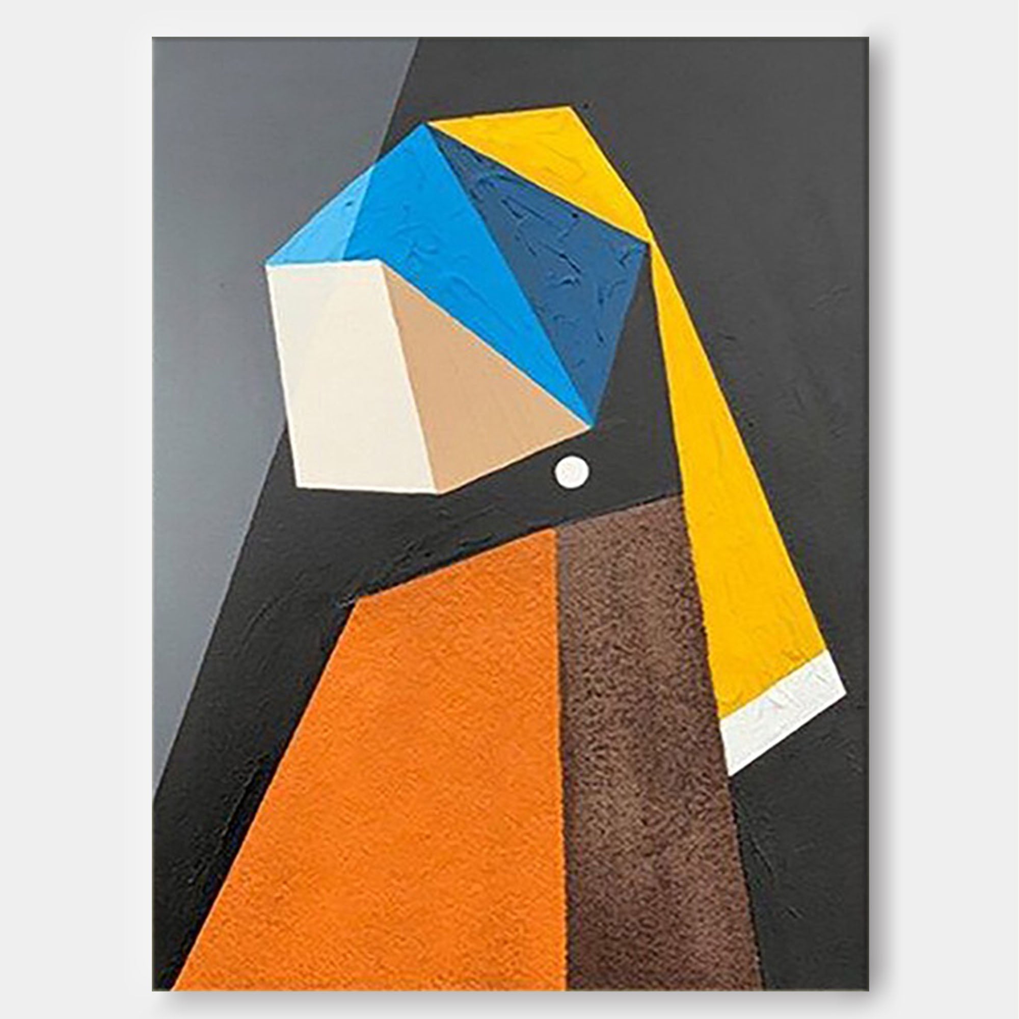 Wallart Geometric Minimalist Portrait Abstract Art