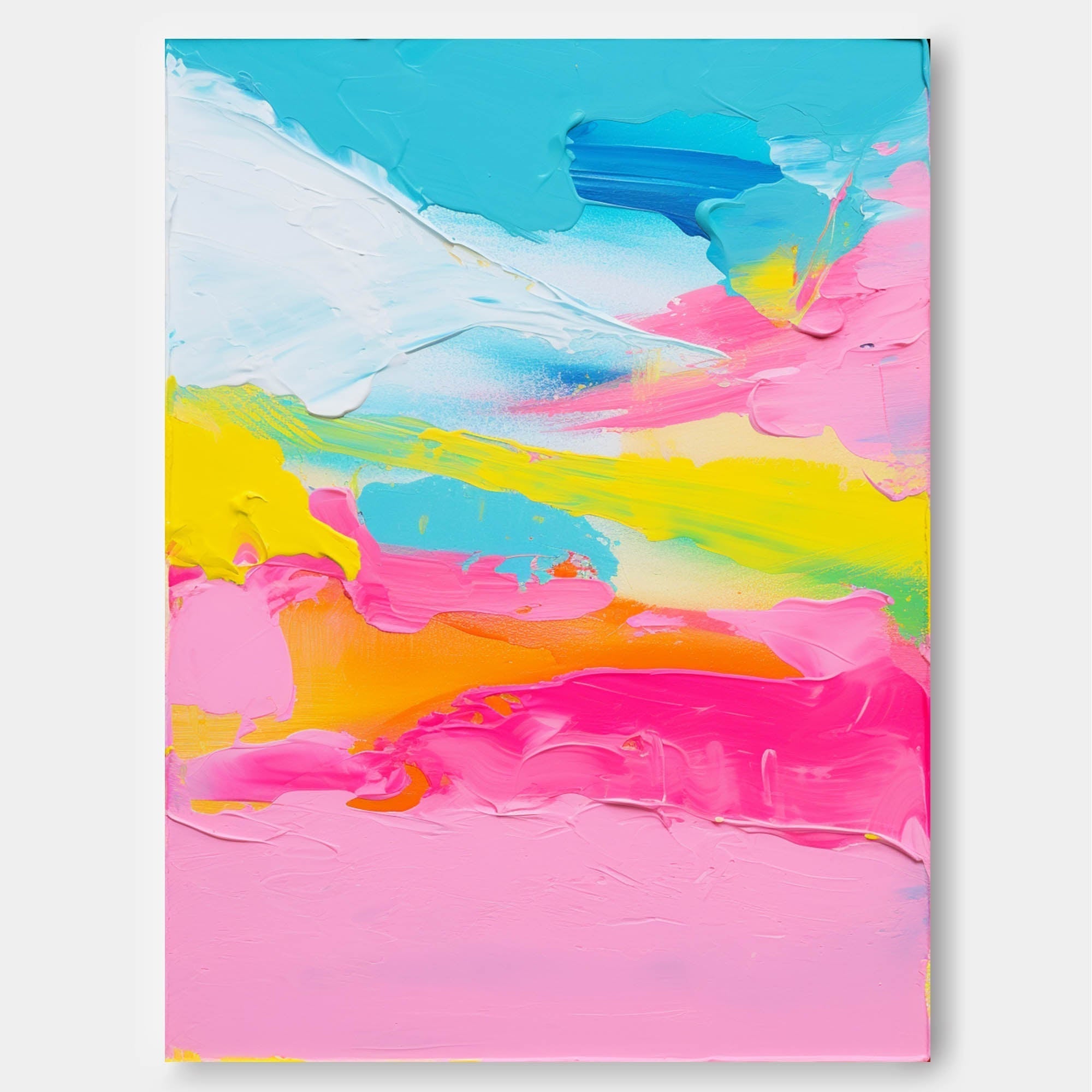 Wallart Bright Horizons Abstract Canvas
