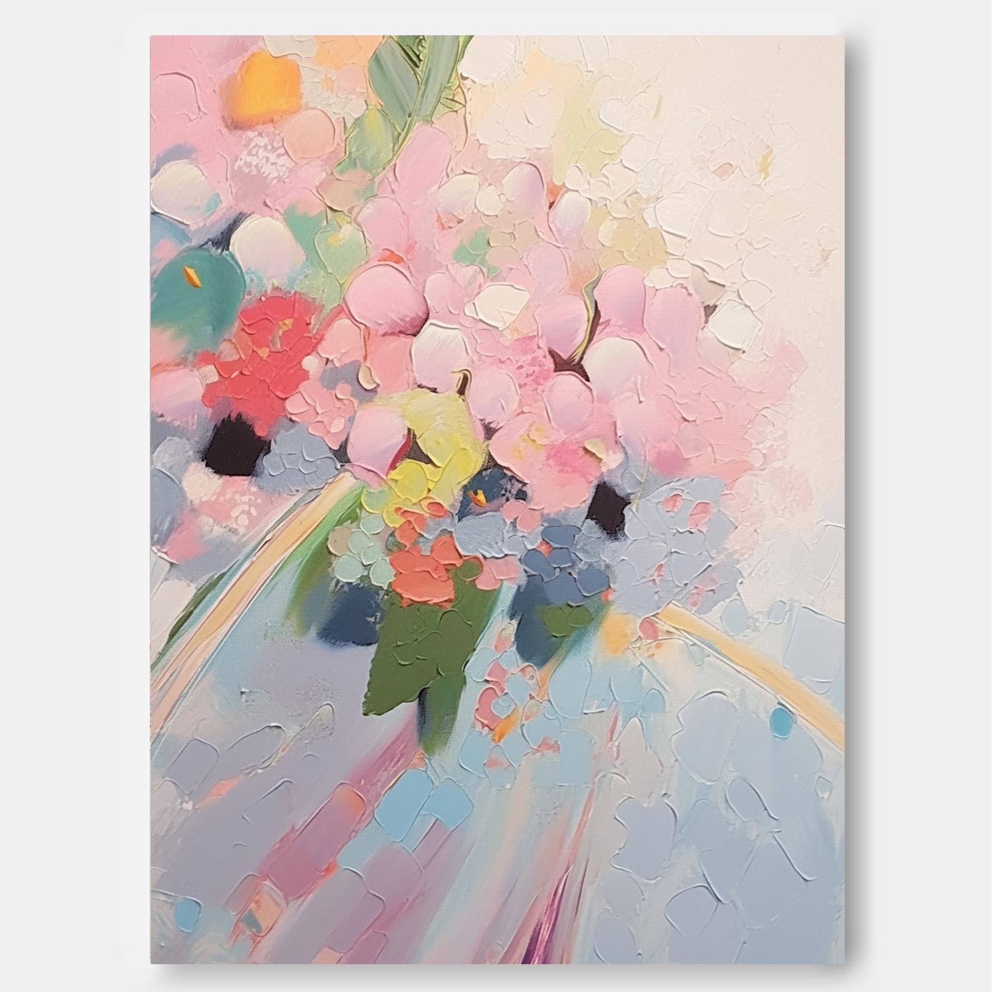 Wallart Soft Pastel Floral Dream