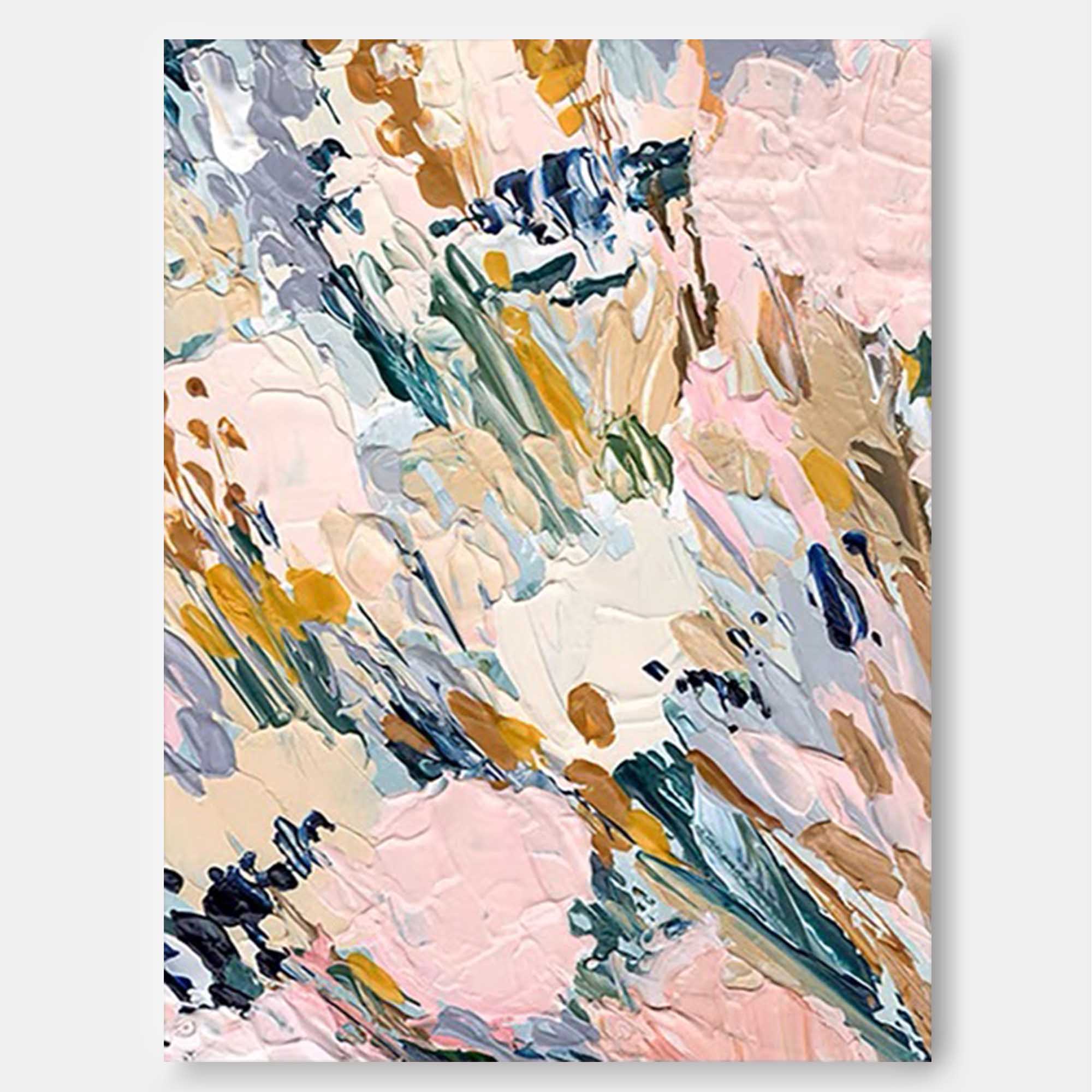 Wallart Pastel Bloom Abstract