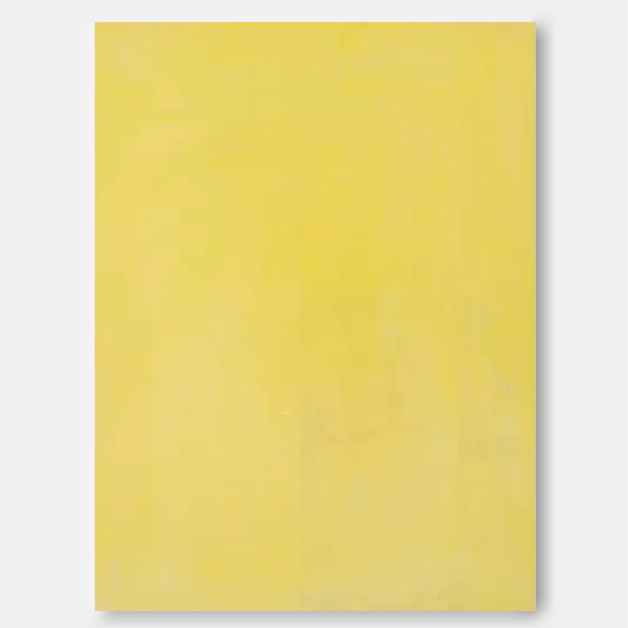 Wallart Minimalist Yellow Canvas Art