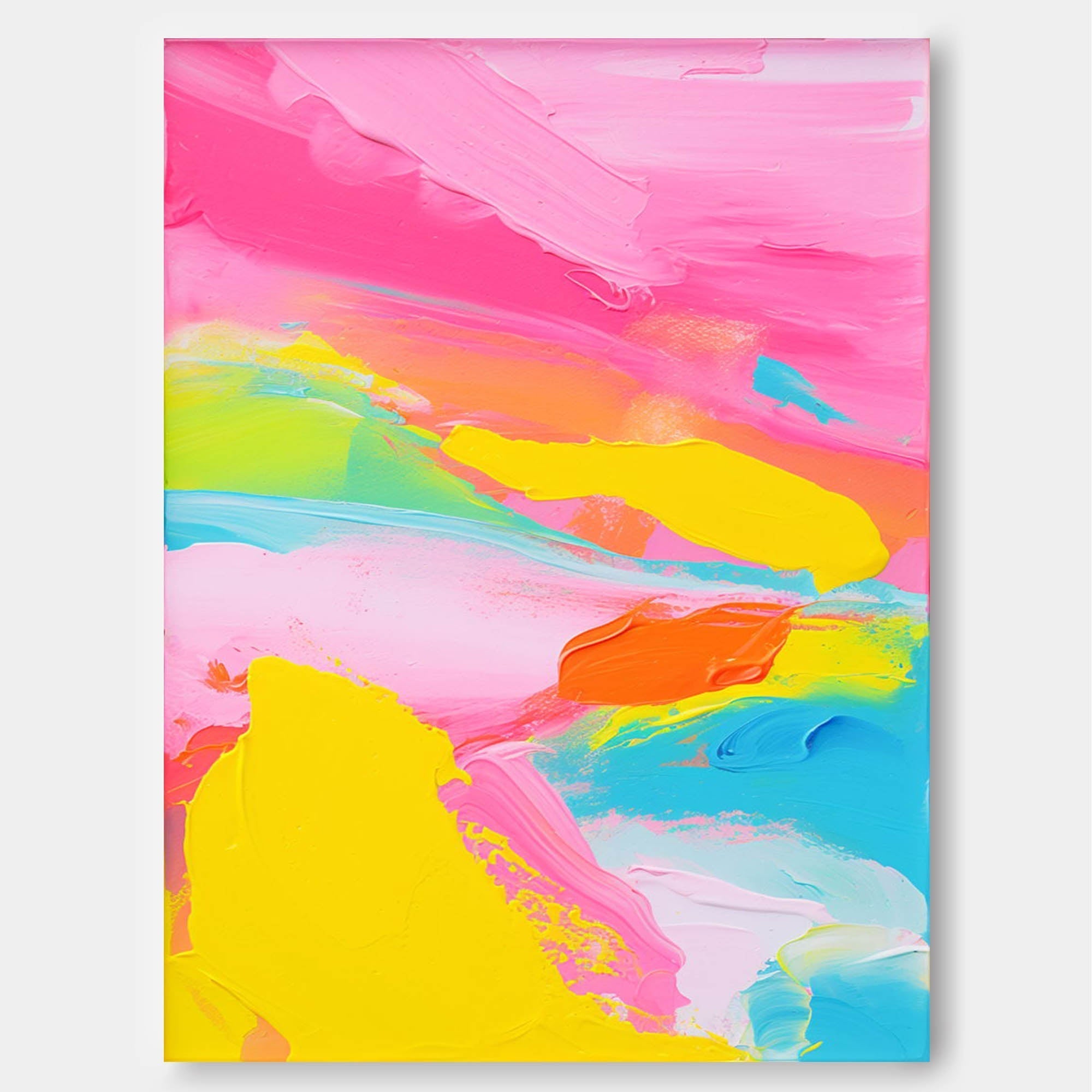 Wallart Joyful Horizon Abstract Canvas