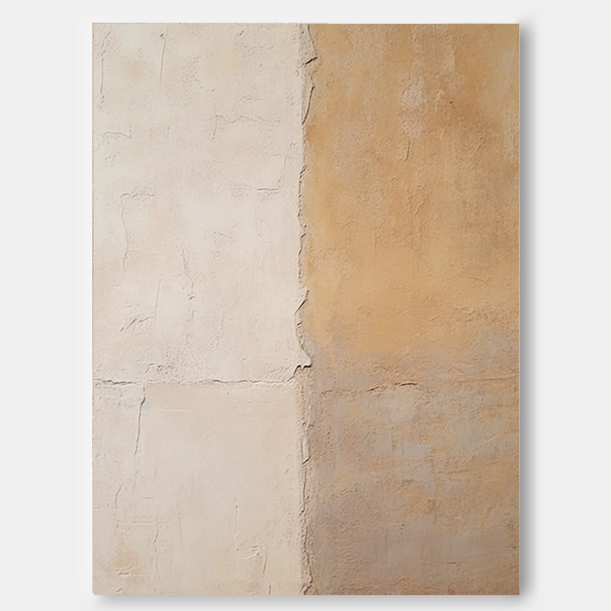 Wallart Neutral Tones Textured Abstract Art
