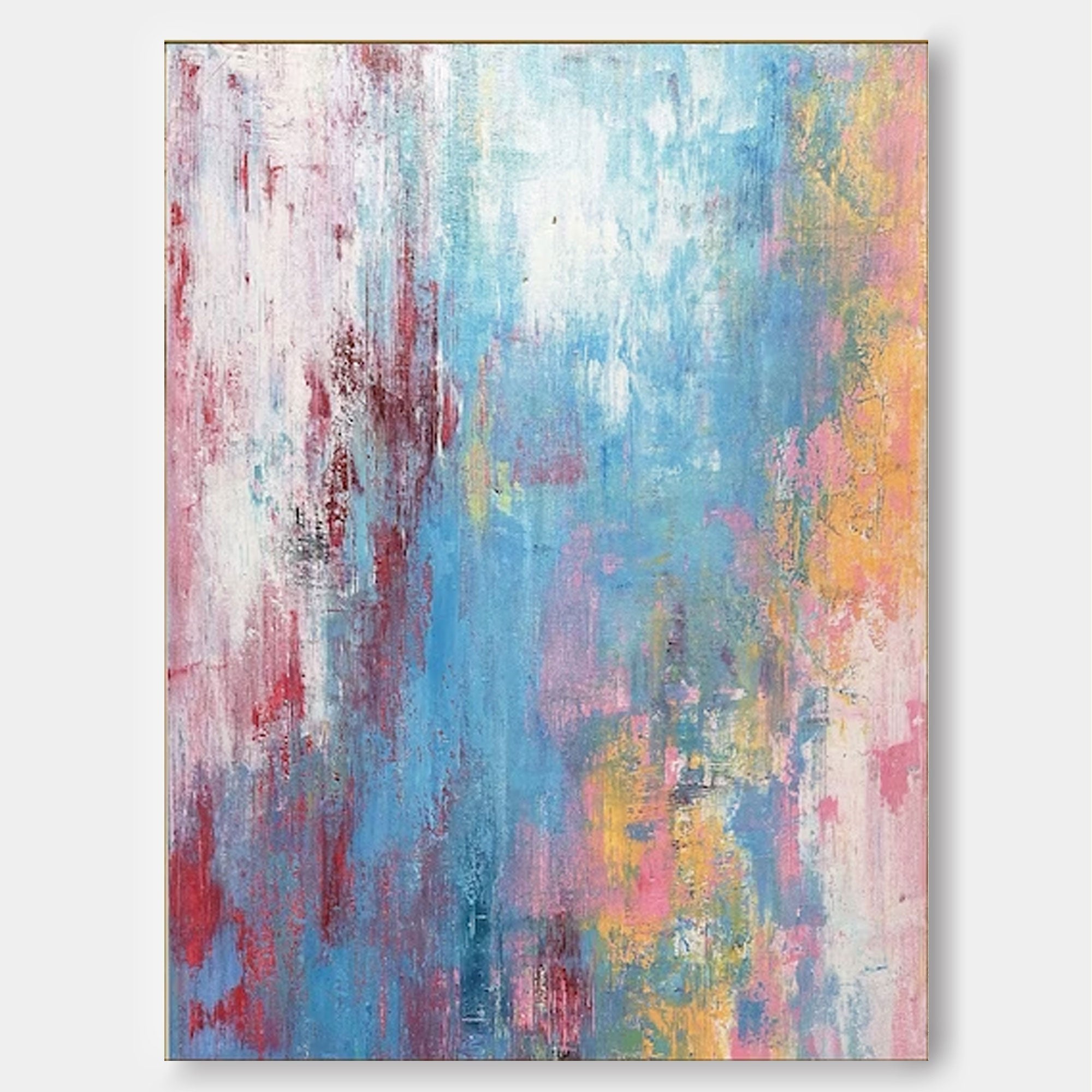 Wallart Dreamy Blue Abstract Wall Art