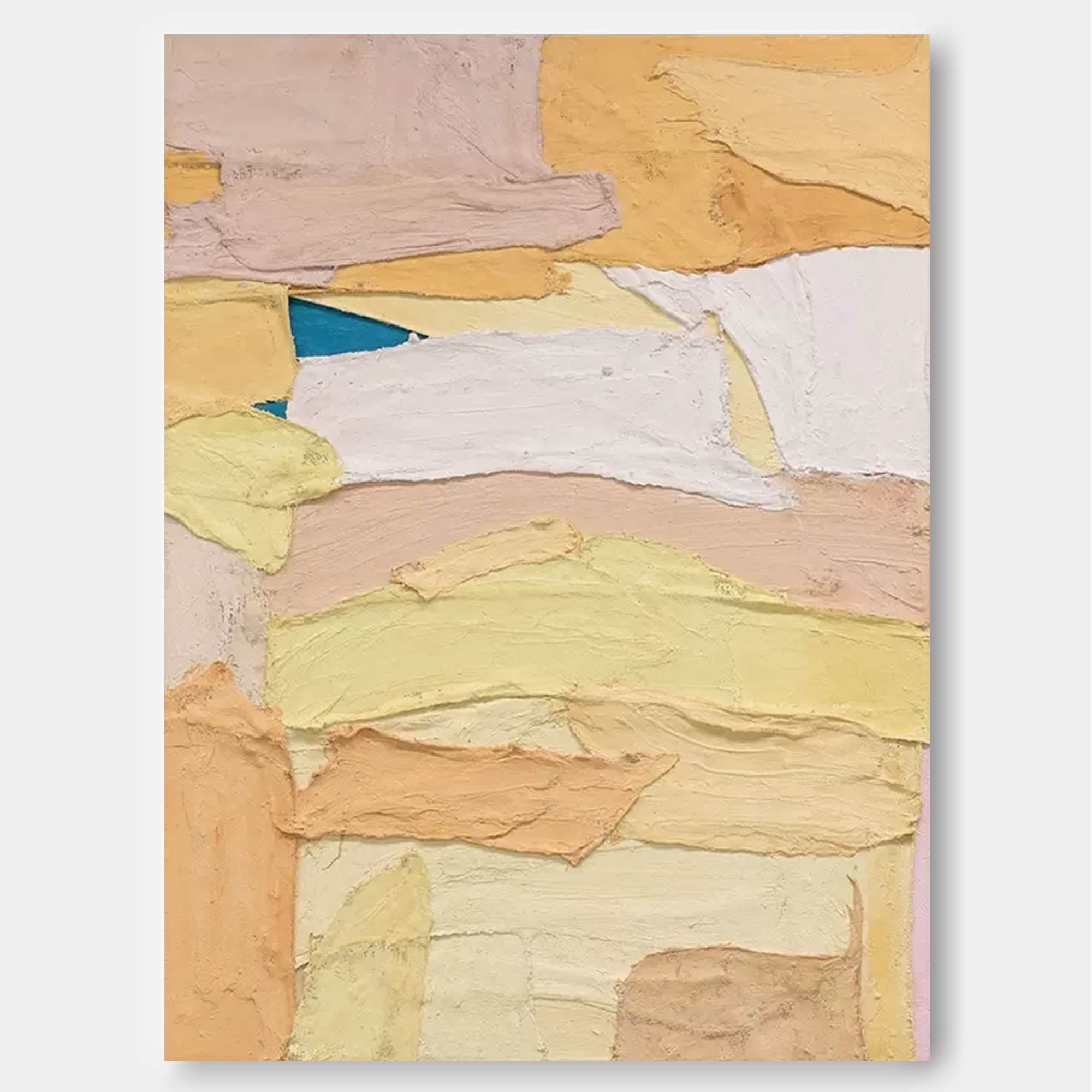Wallart Layered Pastel Abstract Texture Art