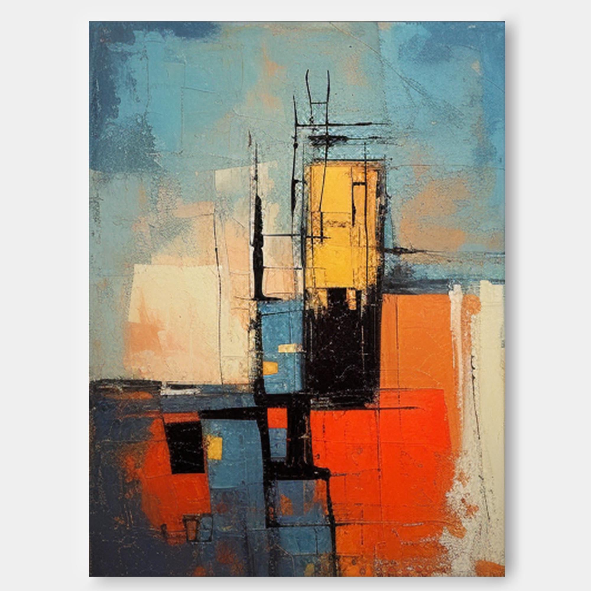 Wallart Abstract Canvas Art #AB315