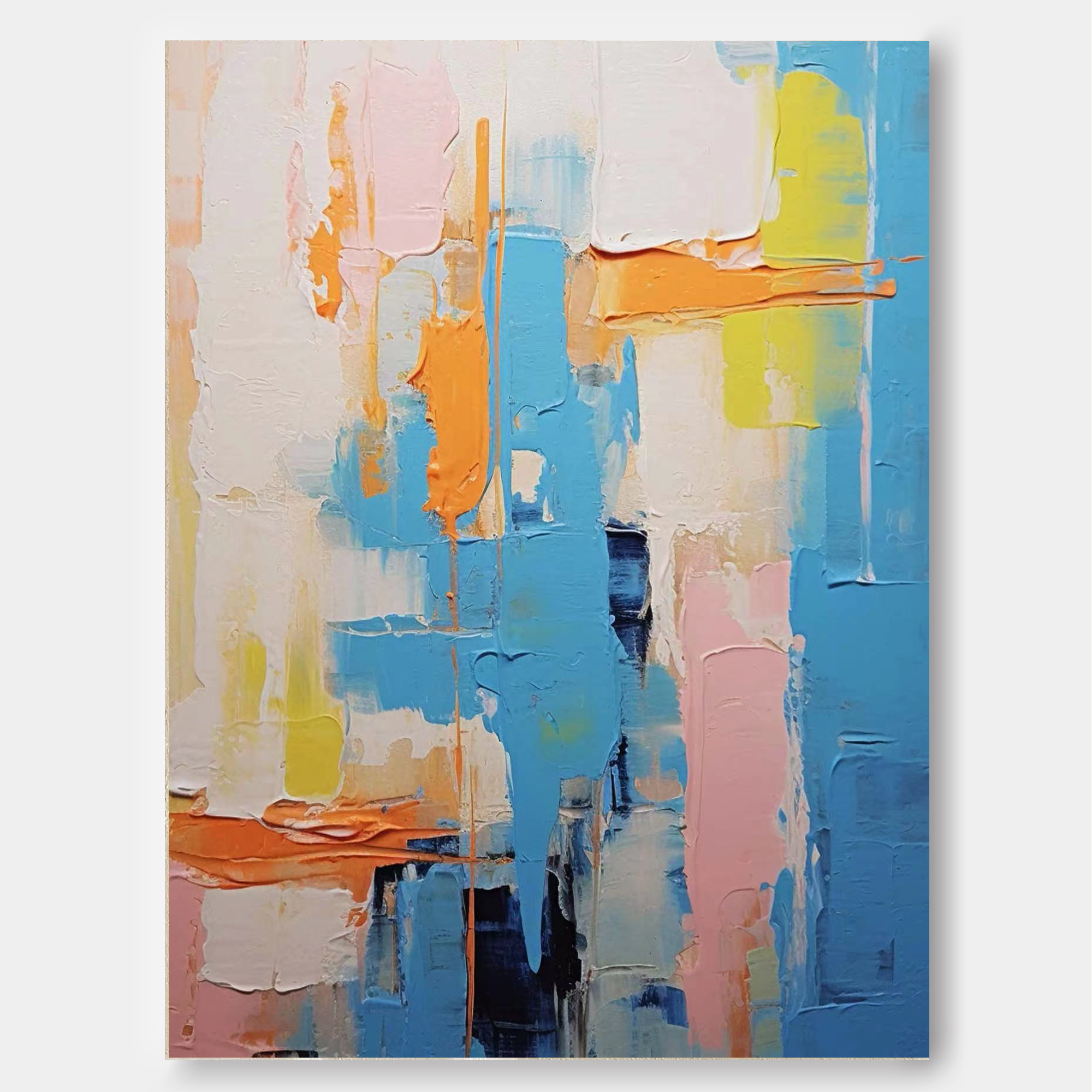 Wallart Vibrant Layers: Abstract Color Play