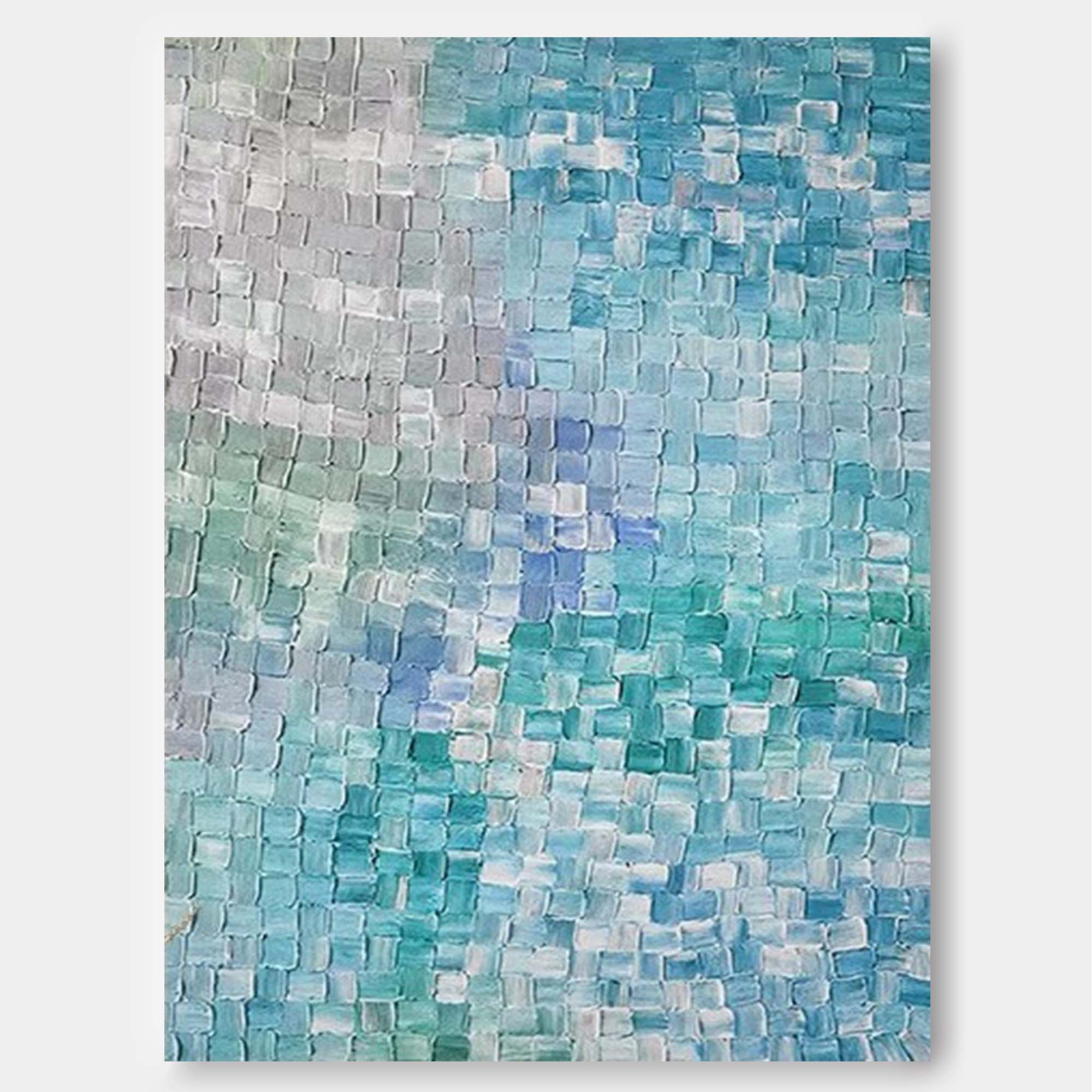 Wallart Ocean Breeze Textured Abstract Art