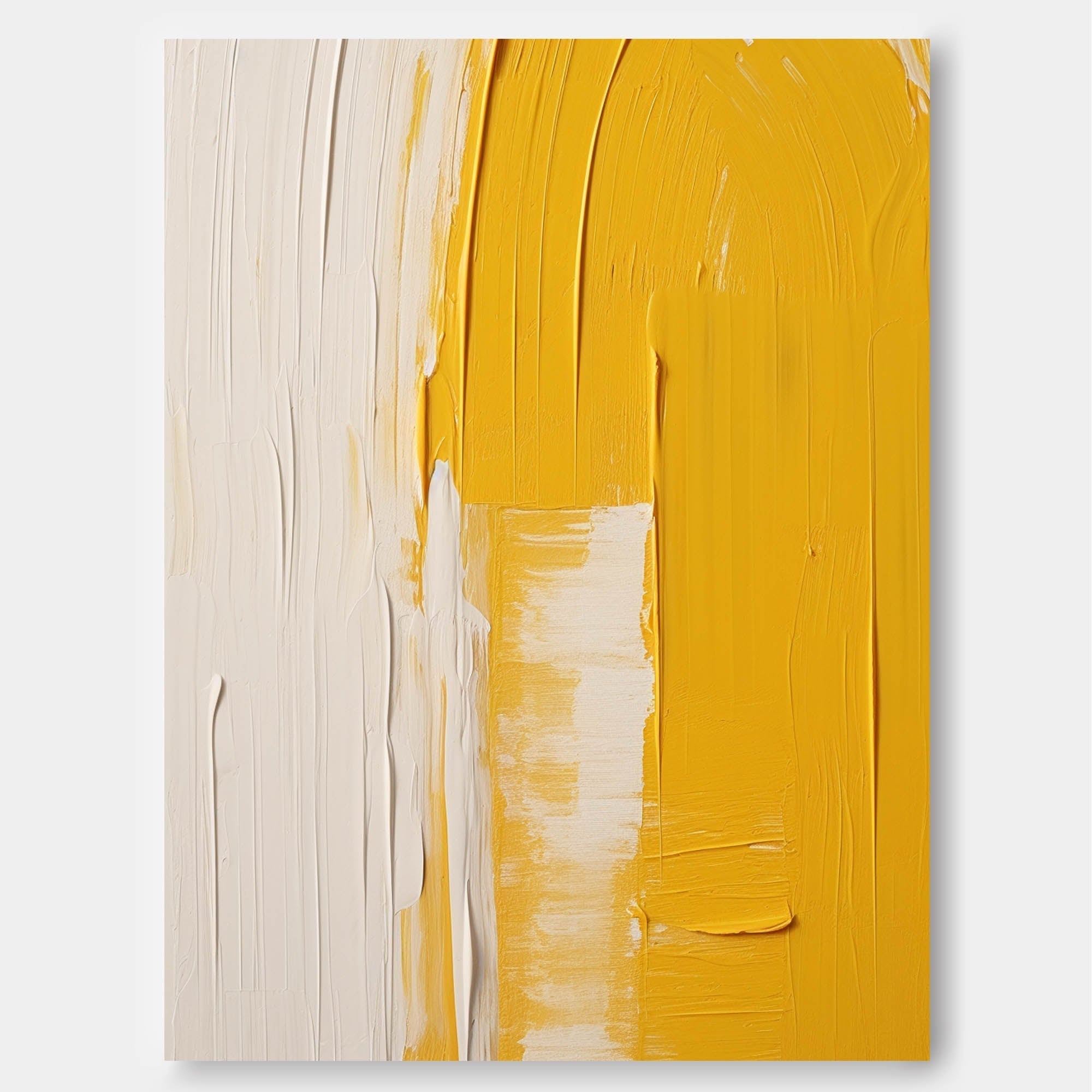 Wallart Sunlit Abstract Texture Canvas